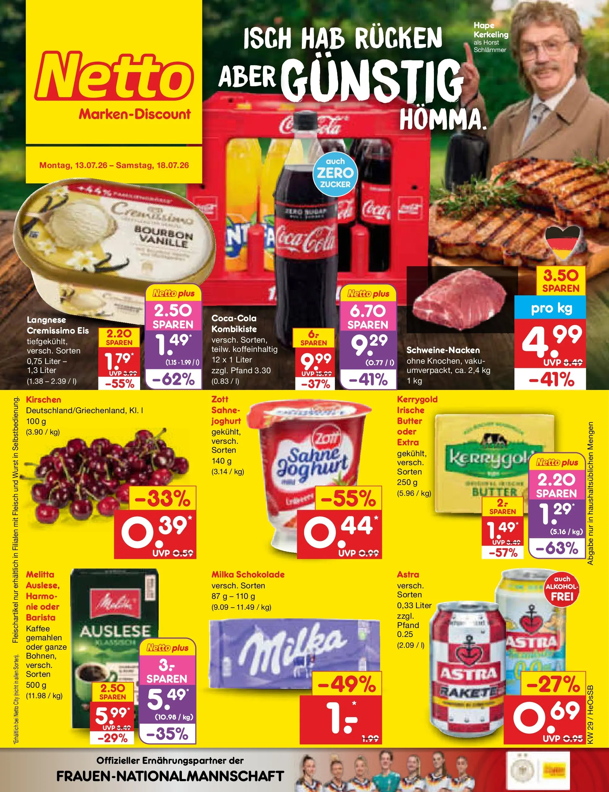 Netto Marken-Discount Prospekt Rostock (ab 13.07.2026) ยป Angebote | Seite: 1 | Produkte: Kaffee, Schweinenacken, Kirschen, Zucker Netto Marken-Discount Prospekt Rostock (ab 13.07.2026) ยป Angebote | Seite: 1 | Produkte: Kaffee, Schweinenacken, Kirschen, Zucker