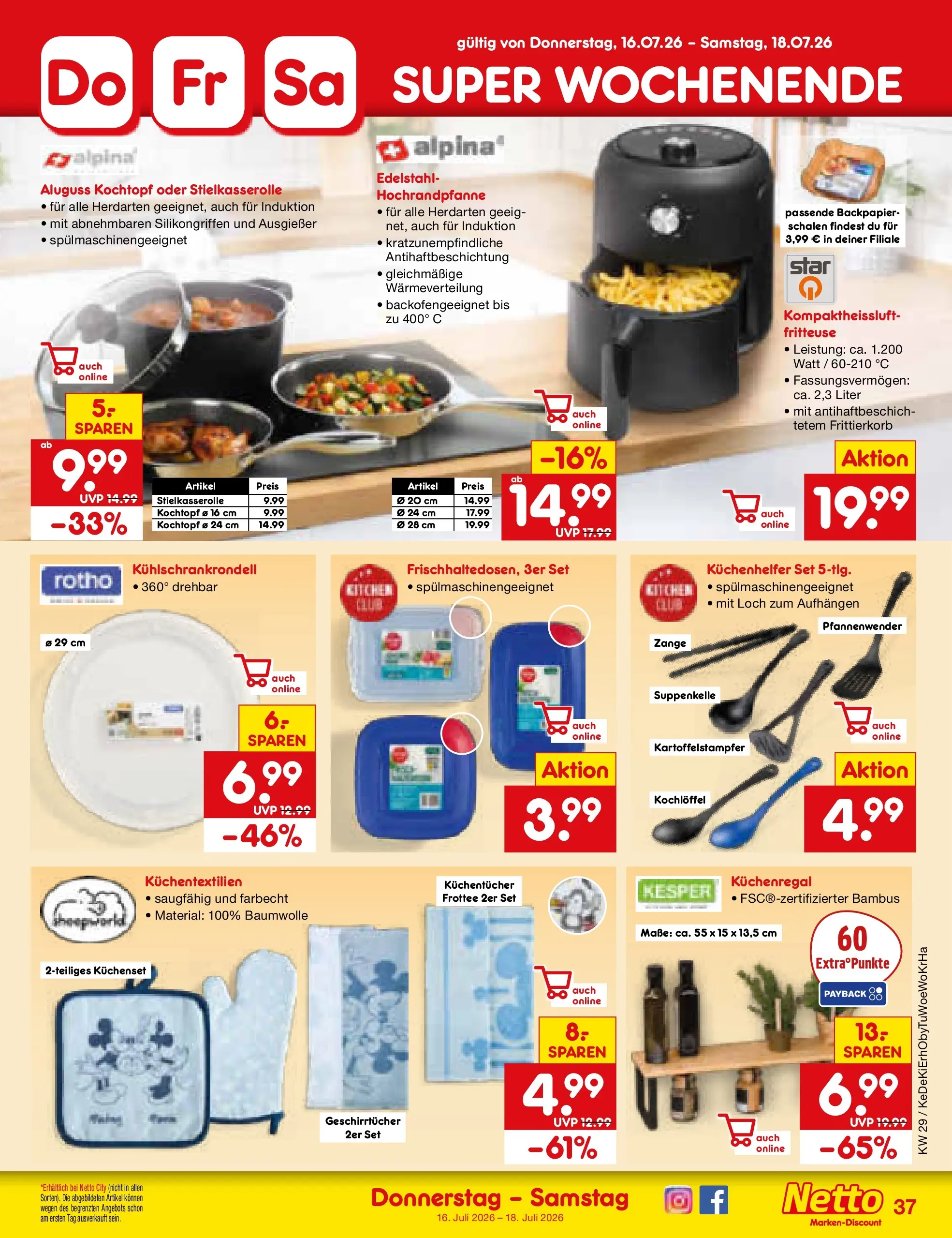 Netto Marken-Discount Prospekt München (ab 13.07.2026) » Angebote | Seite: 53 | Produkte: Fritteuse Netto Marken-Discount Prospekt München (ab 13.07.2026) » Angebote | Seite: 53 | Produkte: Fritteuse