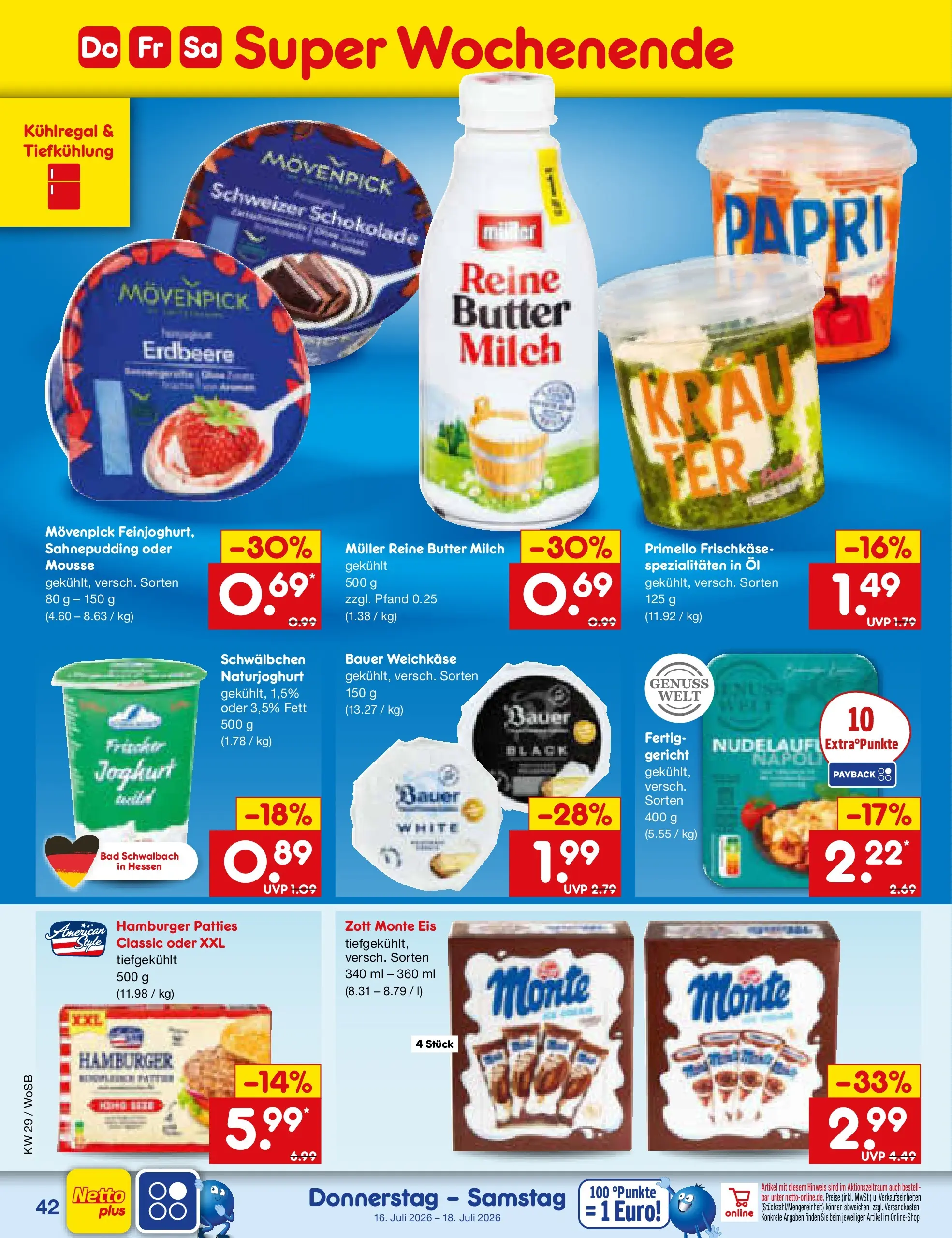 Netto Marken-Discount Prospekt Ludwigshafen-Edigheim (ab 13.07.2026) ยป Angebote | Seite: 60 | Produkte: Butter, Schokolade, Bad, Frischkase Netto Marken-Discount Prospekt Ludwigshafen-Edigheim (ab 13.07.2026) ยป Angebote | Seite: 60 | Produkte: Butter, Schokolade, Bad, Frischkase