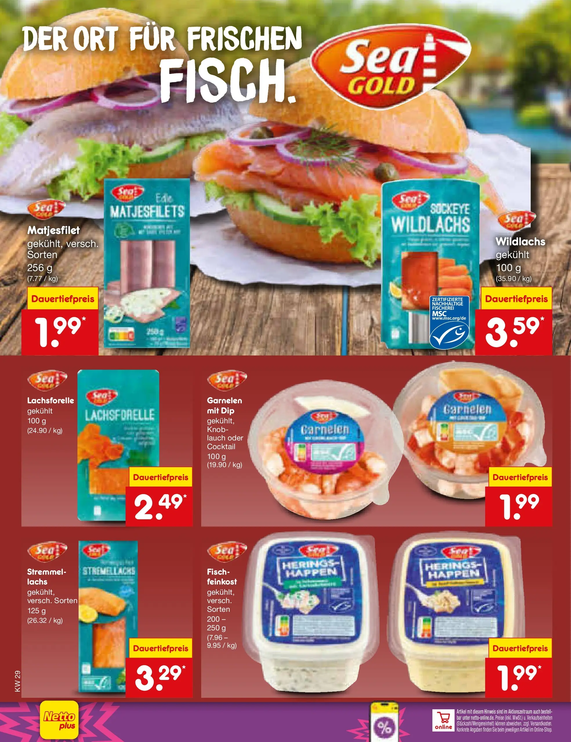 Netto Marken-Discount Prospekt München (ab 13.07.2026) » Angebote | Seite: 62 | Produkte: Garnelen, Fisch, Lachs Netto Marken-Discount Prospekt München (ab 13.07.2026) » Angebote | Seite: 62 | Produkte: Garnelen, Fisch, Lachs
