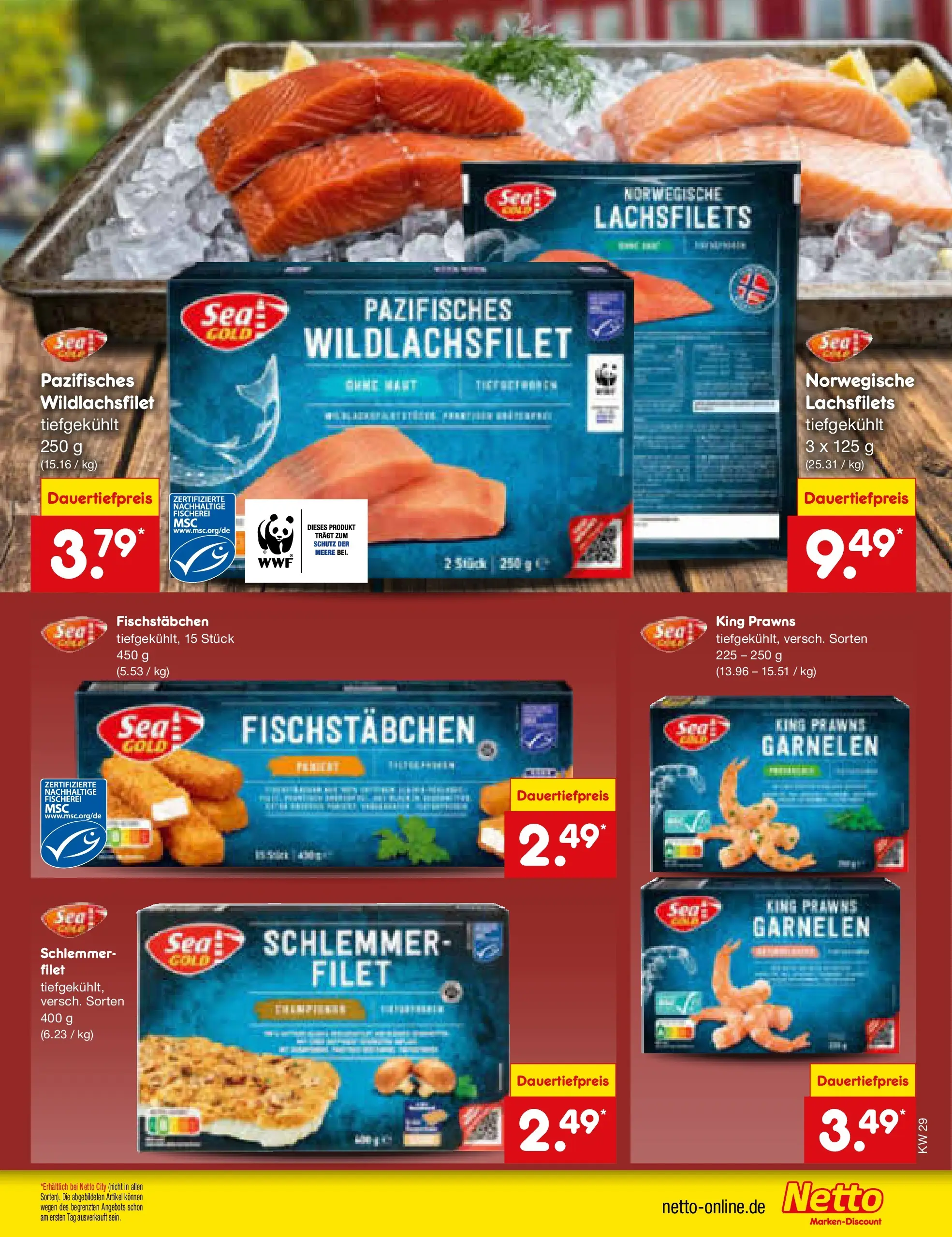 Netto Marken-Discount Prospekt München (ab 13.07.2026) » Angebote | Seite: 63 | Produkte: Garnelen, Fischstabchen Netto Marken-Discount Prospekt München (ab 13.07.2026) » Angebote | Seite: 63 | Produkte: Garnelen, Fischstabchen