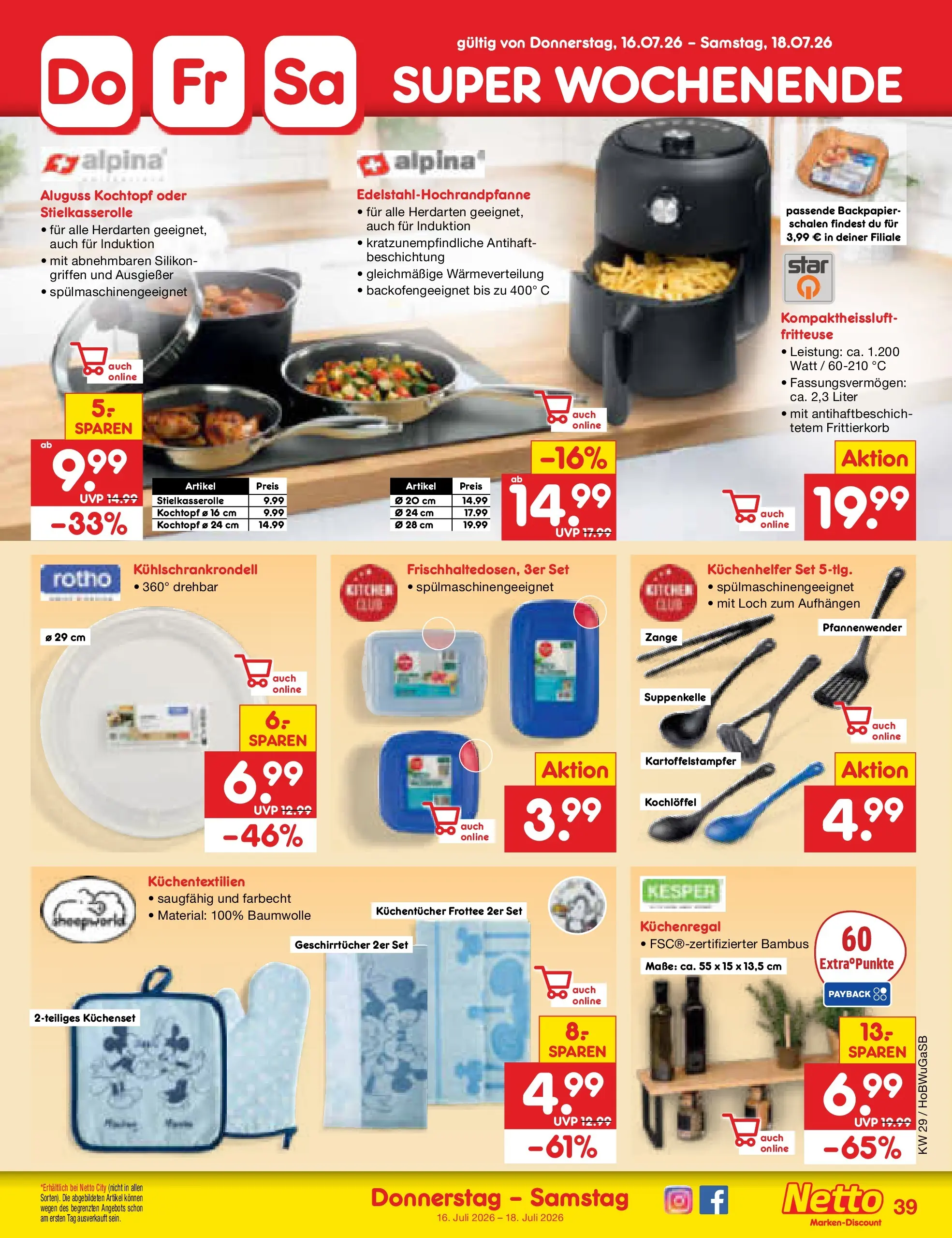 Netto Marken-Discount Prospekt Hannover (ab 13.07.2026) ยป Angebote | Seite: 55 | Produkte: Fritteuse Netto Marken-Discount Prospekt Hannover (ab 13.07.2026) ยป Angebote | Seite: 55 | Produkte: Fritteuse