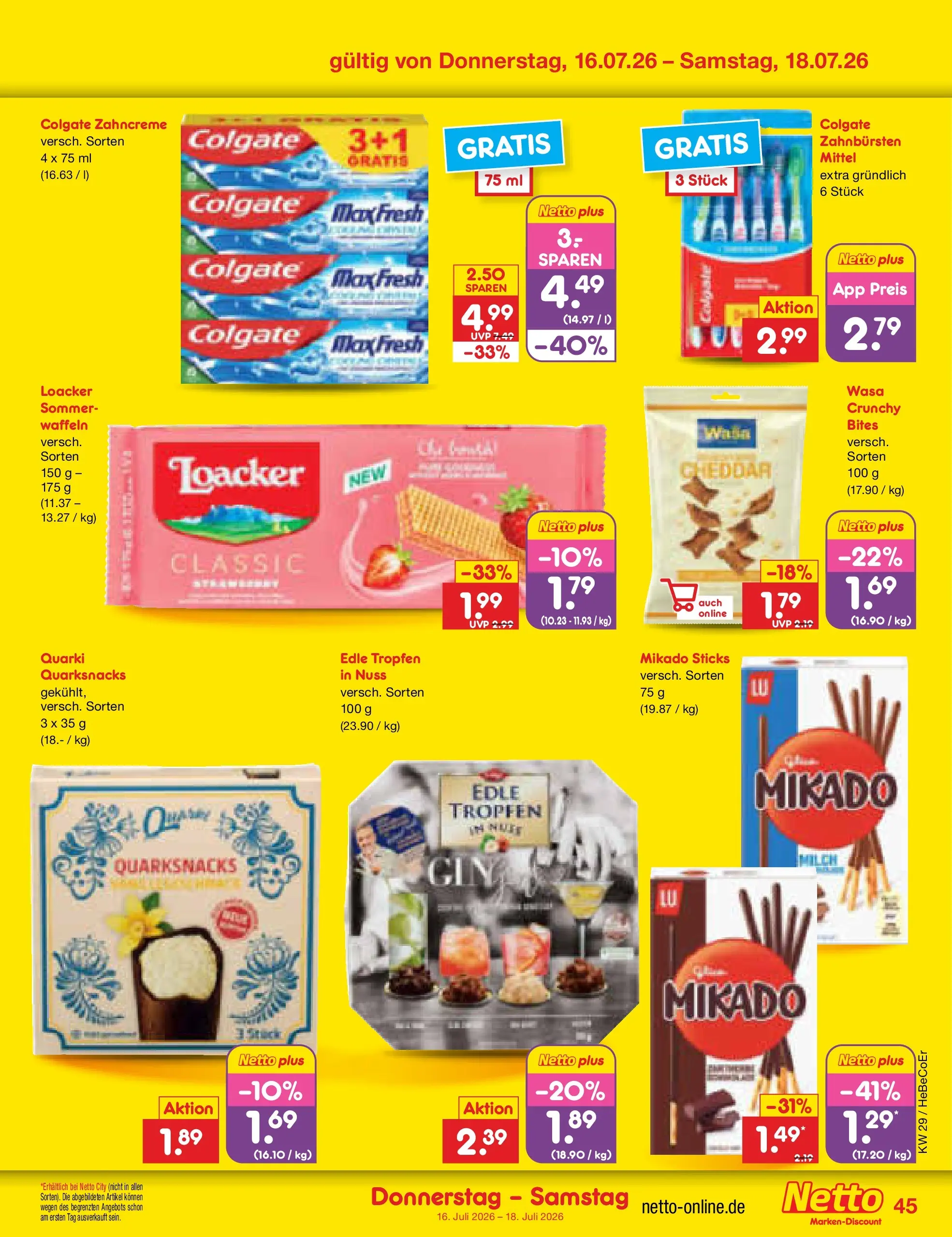 Netto Marken-Discount Prospekt Naumburg (ab 13.07.2026) ยป Angebote | Seite: 65 | Produkte: Milch, Waffeln Netto Marken-Discount Prospekt Naumburg (ab 13.07.2026) ยป Angebote | Seite: 65 | Produkte: Milch, Waffeln