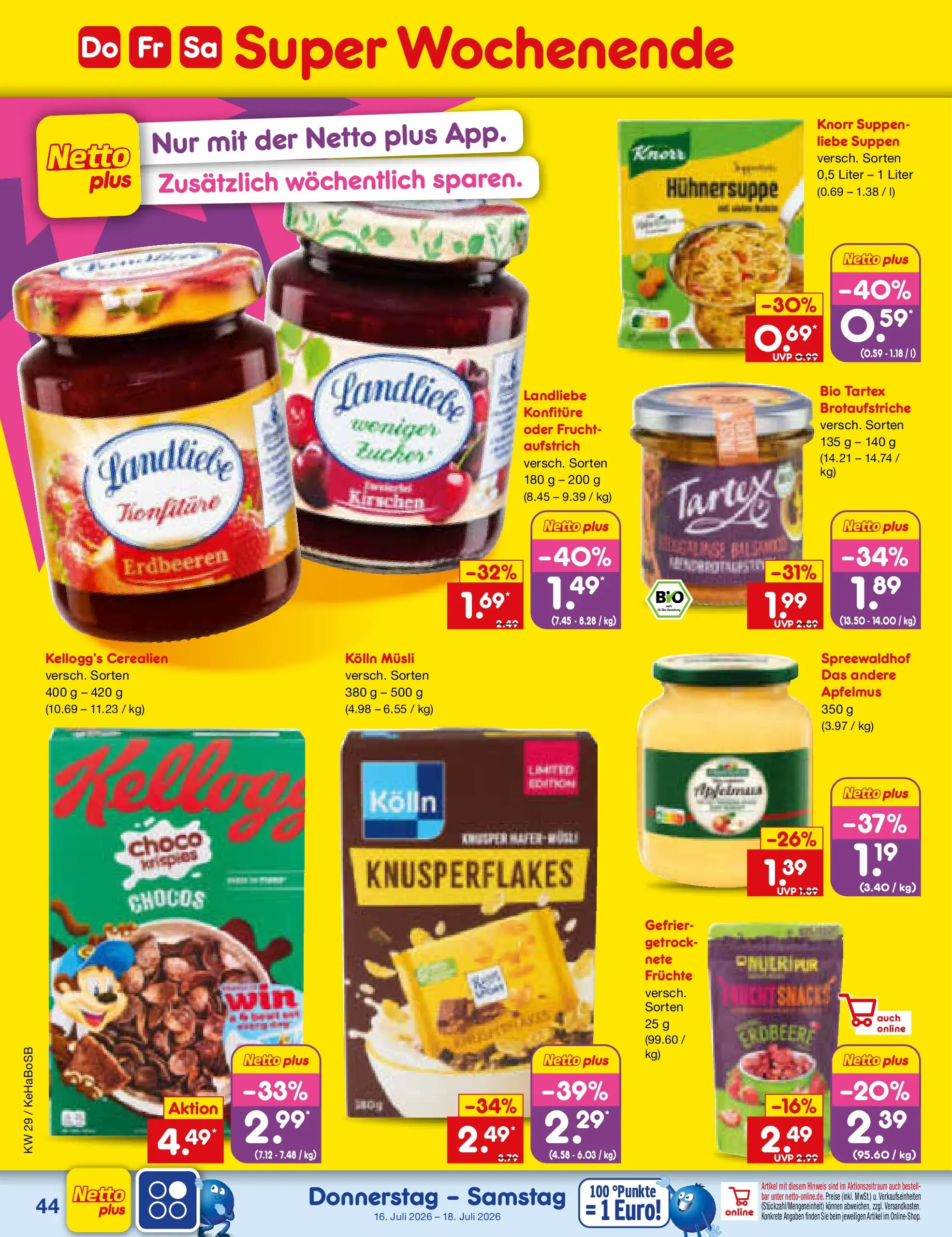 Netto Marken-Discount Prospekt Koblenz (ab 13.07.2026) ยป Angebote | Seite: 64 | Produkte: Musli, Kolln musli, Knorr, Kirschen Netto Marken-Discount Prospekt Koblenz (ab 13.07.2026) ยป Angebote | Seite: 64 | Produkte: Musli, Kolln musli, Knorr, Kirschen