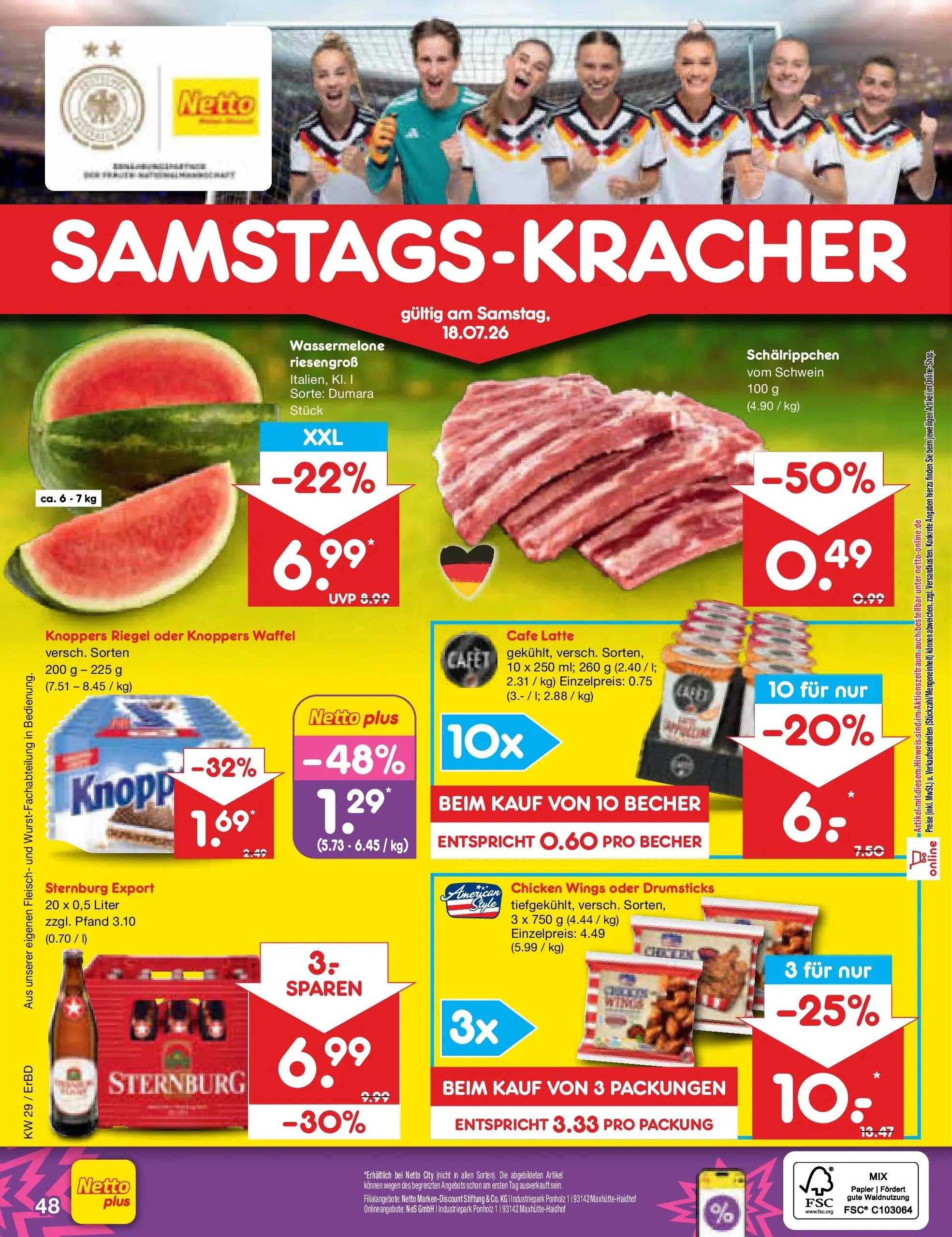 Netto Marken-Discount Prospekt Weimar (ab 13.07.2026) ยป Angebote | Seite: 68 | Produkte: Knoppers, Wassermelone, Fleisch Netto Marken-Discount Prospekt Weimar (ab 13.07.2026) ยป Angebote | Seite: 68 | Produkte: Knoppers, Wassermelone, Fleisch
