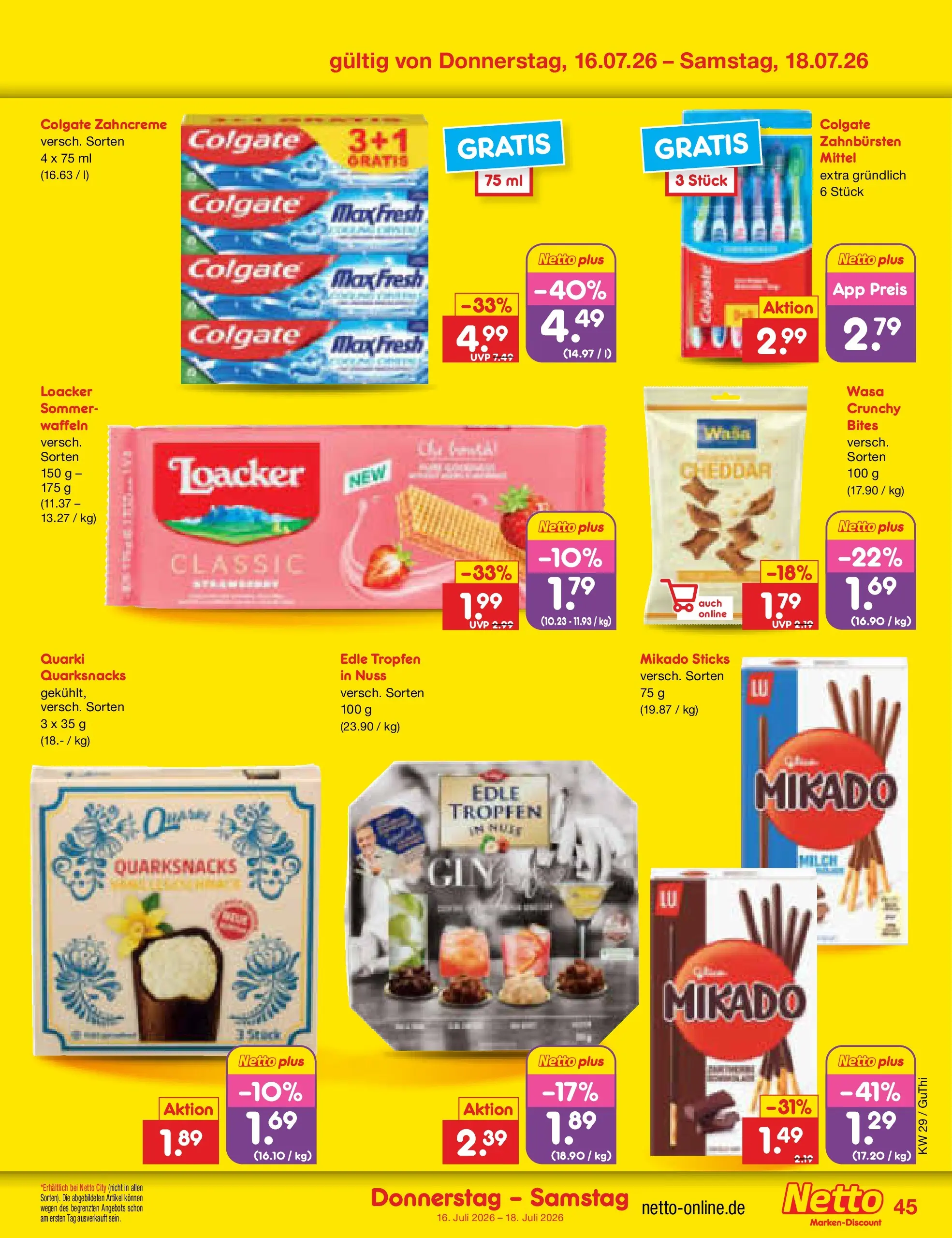 Netto Marken-Discount Prospekt Thiendorf (ab 13.07.2026) ยป Angebote | Seite: 65 | Produkte: Milch, Waffeln Netto Marken-Discount Prospekt Thiendorf (ab 13.07.2026) ยป Angebote | Seite: 65 | Produkte: Milch, Waffeln