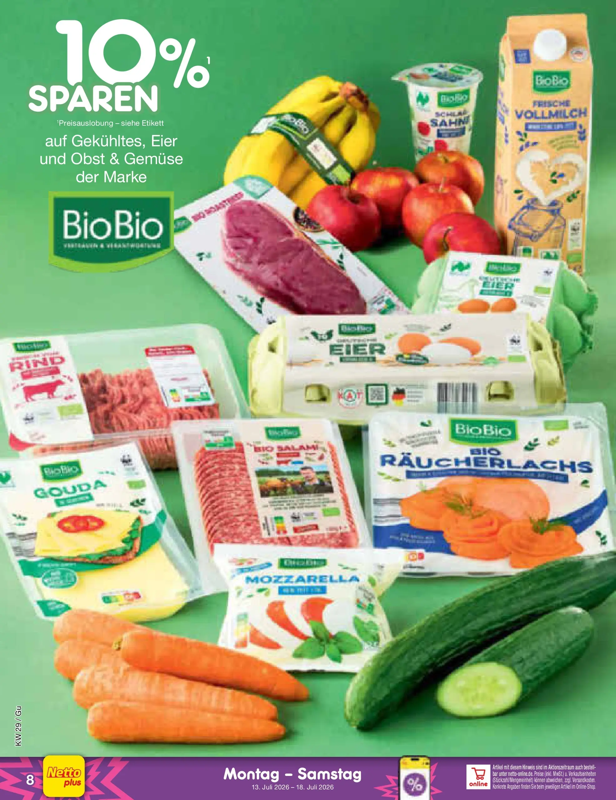 Netto Marken-Discount Prospekt Augustusburg (ab 13.07.2026) ยป Angebote | Seite: 8 | Produkte: Eier, Rรคucherlachs, Obst, Sahne Netto Marken-Discount Prospekt Augustusburg (ab 13.07.2026) ยป Angebote | Seite: 8 | Produkte: Eier, Rรคucherlachs, Obst, Sahne