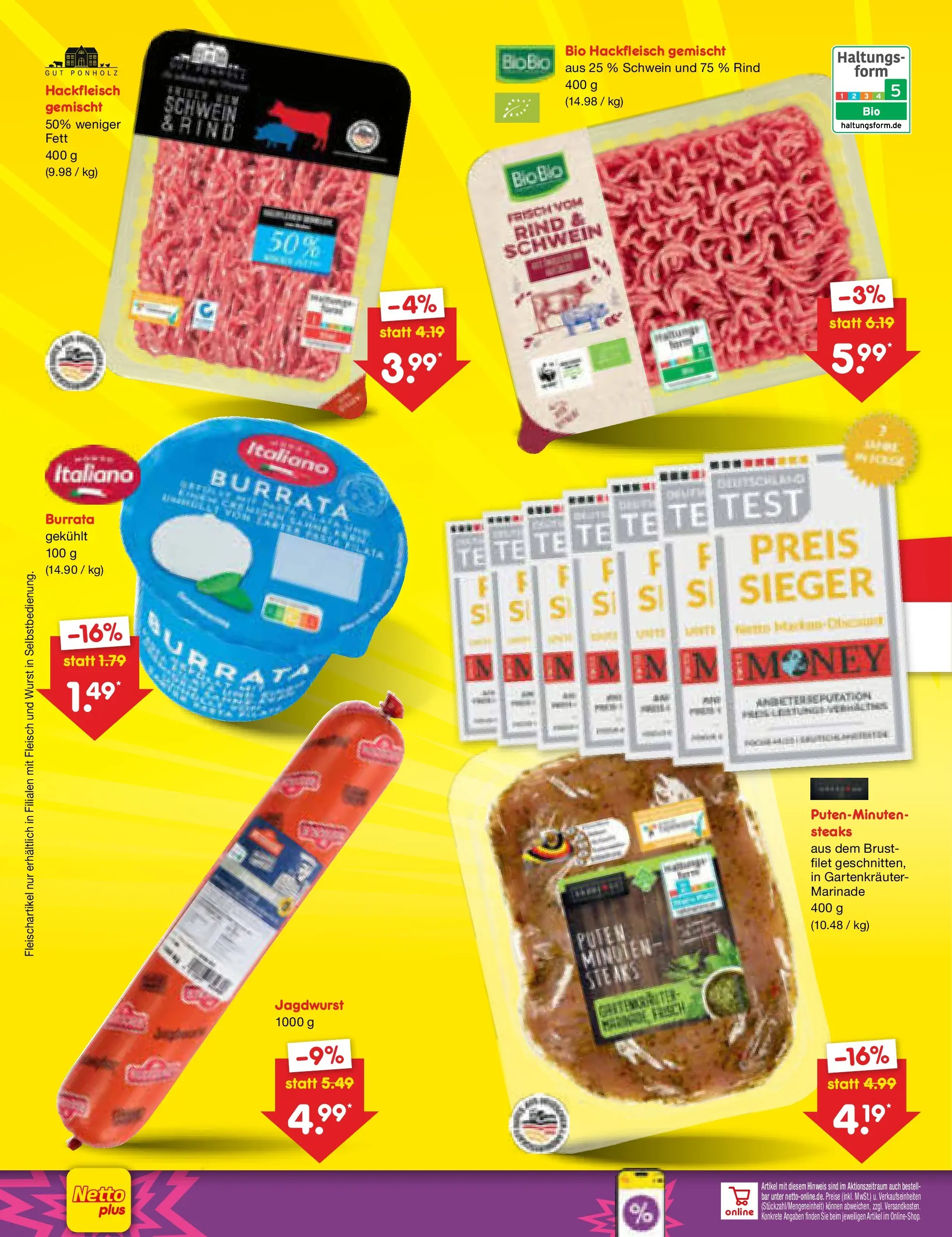 Netto Marken-Discount Prospekt Hannover (ab 13.07.2026) ยป Angebote | Seite: 42 | Produkte: Burrata, Wurst, Fleisch, Hackfleisch Netto Marken-Discount Prospekt Hannover (ab 13.07.2026) ยป Angebote | Seite: 42 | Produkte: Burrata, Wurst, Fleisch, Hackfleisch