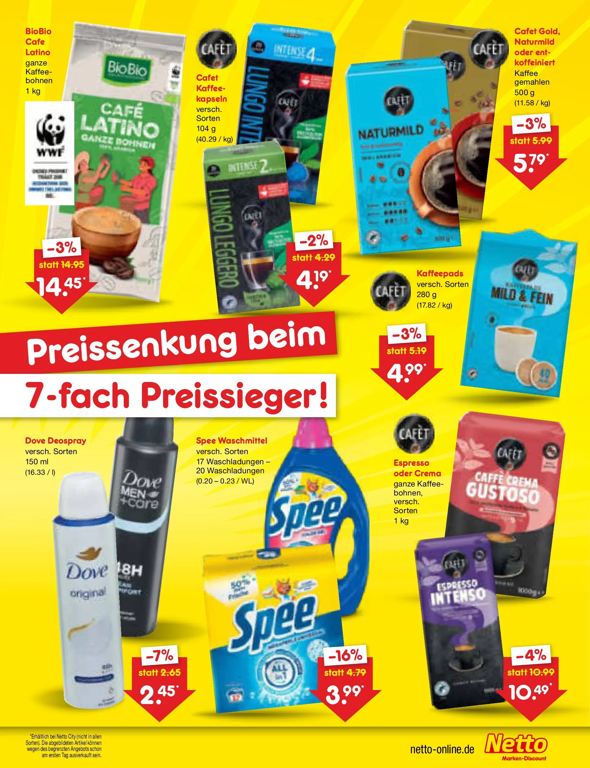 Netto Marken-Discount Prospekt Hannover (ab 13.07.2026) ยป Angebote | Seite: 43 | Produkte: Kaffeepads, Kaffee, Spee, Deospray Netto Marken-Discount Prospekt Hannover (ab 13.07.2026) ยป Angebote | Seite: 43 | Produkte: Kaffeepads, Kaffee, Spee, Deospray