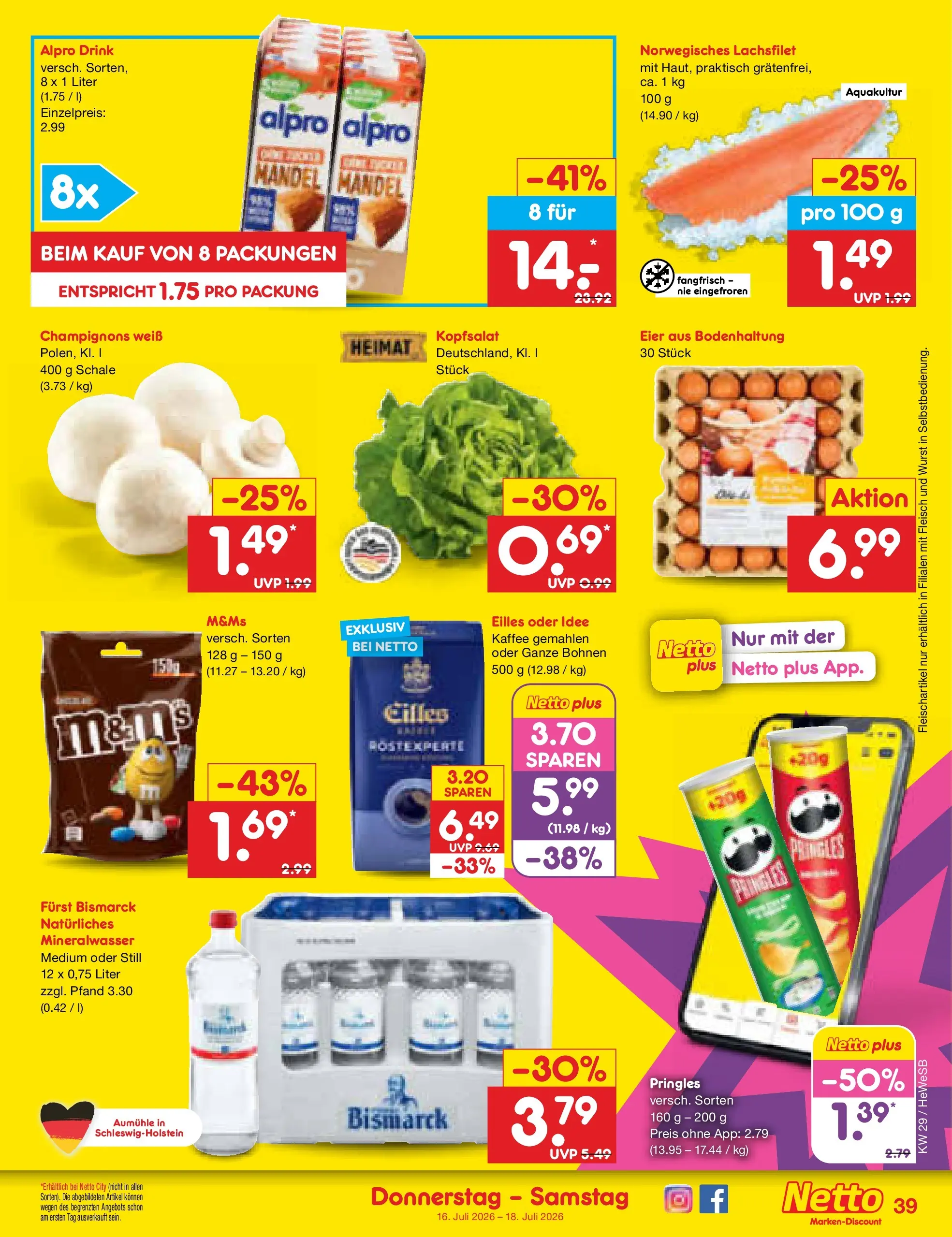 Netto Marken-Discount Prospekt Hamburg (ab 13.07.2026) ยป Angebote | Seite: 55 | Produkte: Mineralwasser, Wurst, Pringles, Fleisch Netto Marken-Discount Prospekt Hamburg (ab 13.07.2026) ยป Angebote | Seite: 55 | Produkte: Mineralwasser, Wurst, Pringles, Fleisch