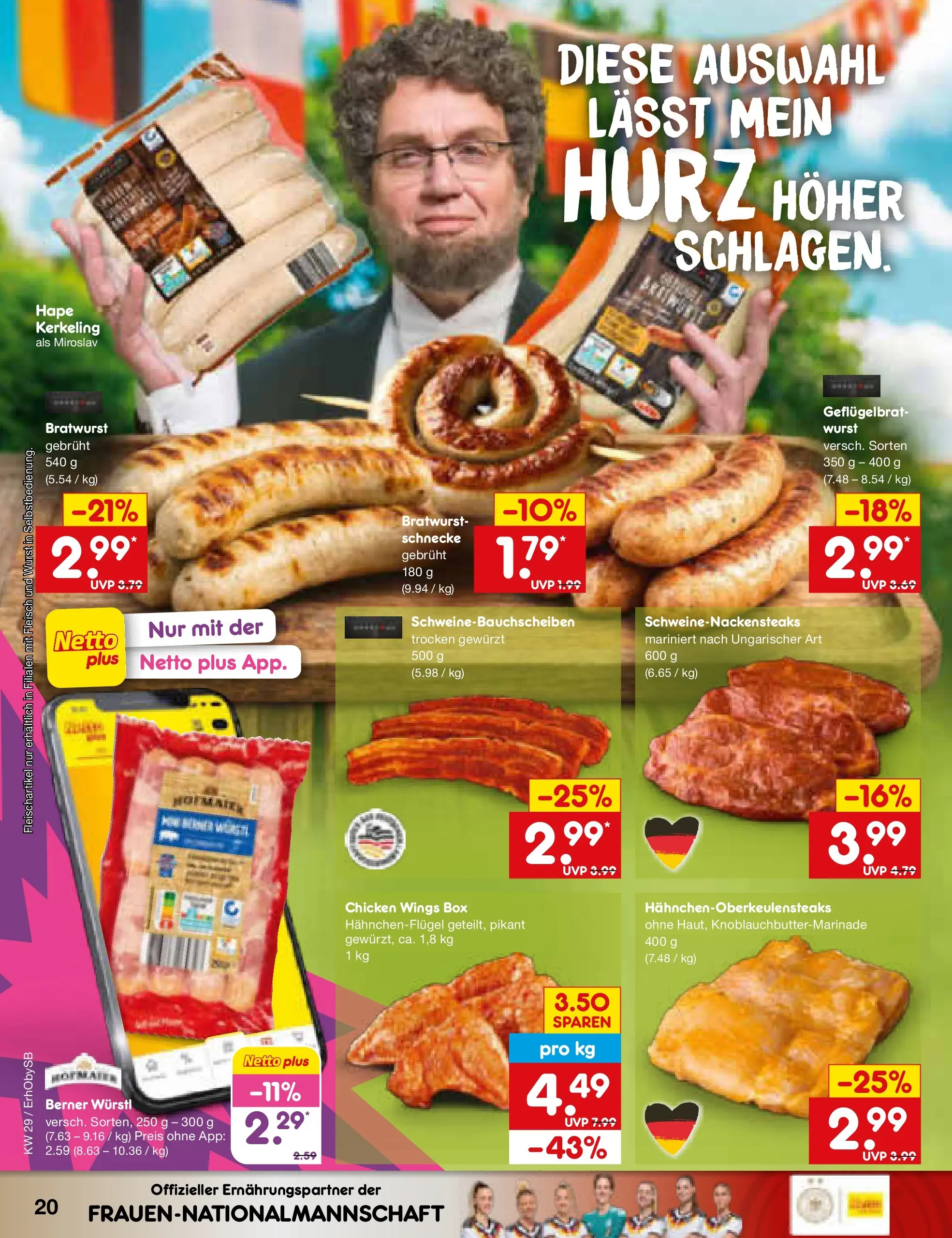 Netto Marken-Discount Prospekt München (ab 13.07.2026) » Angebote | Seite: 28 | Produkte: Würstl, Bratwurst, Wurst, Fleisch Netto Marken-Discount Prospekt München (ab 13.07.2026) » Angebote | Seite: 28 | Produkte: Würstl, Bratwurst, Wurst, Fleisch