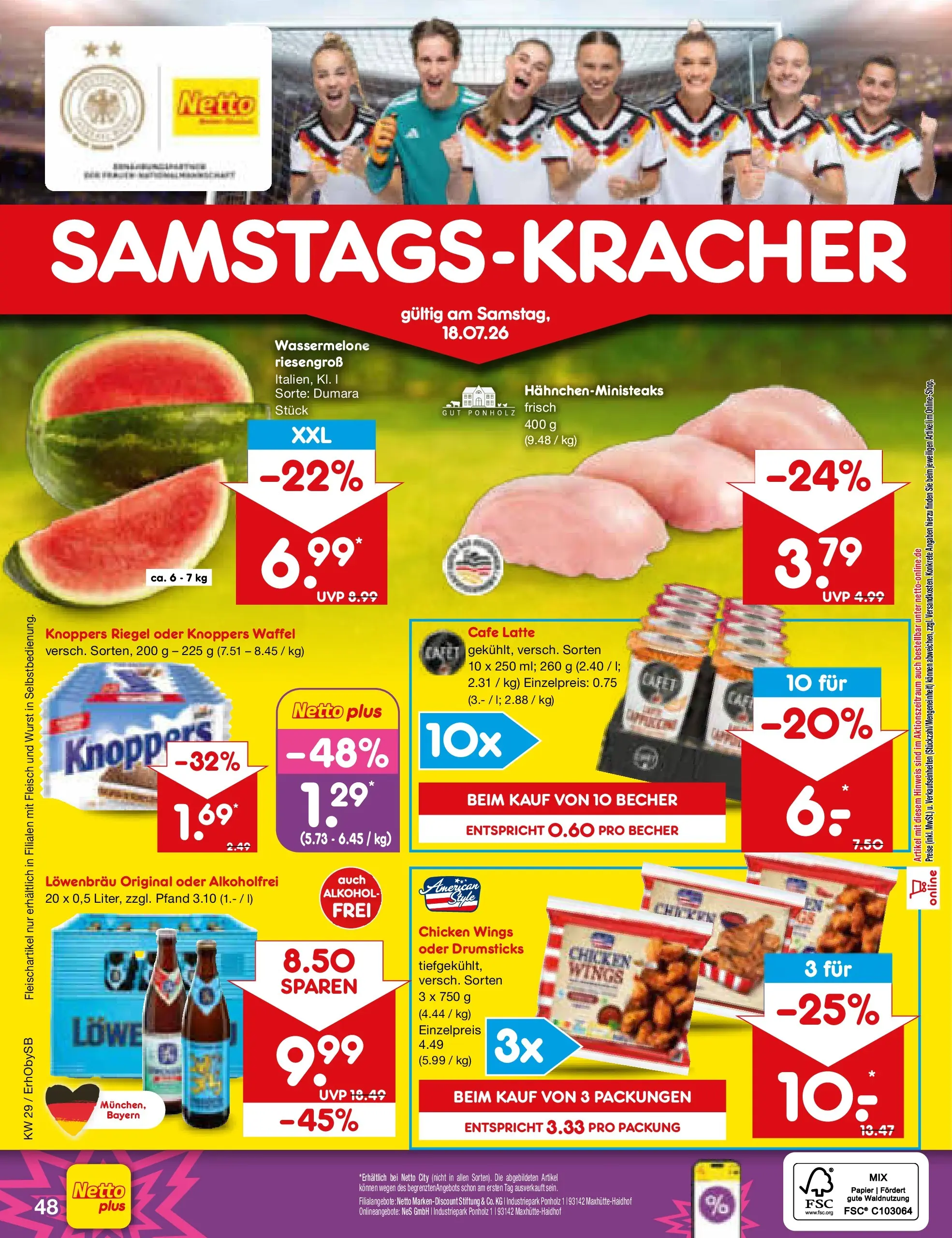 Netto Marken-Discount Prospekt München (ab 13.07.2026) » Angebote | Seite: 70 | Produkte: Wurst, Knoppers, Wassermelone, Fleisch Netto Marken-Discount Prospekt München (ab 13.07.2026) » Angebote | Seite: 70 | Produkte: Wurst, Knoppers, Wassermelone, Fleisch