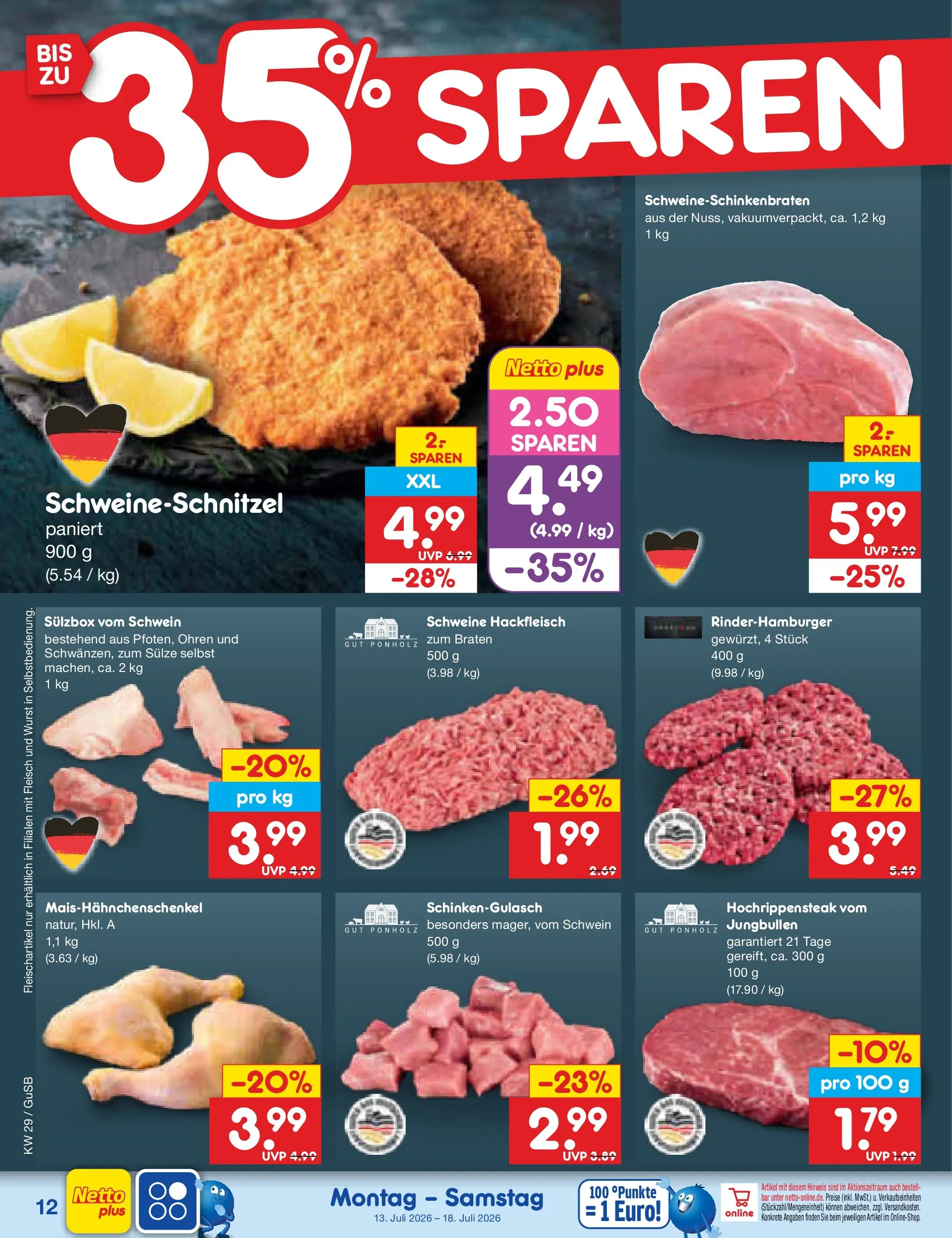 Netto Marken-Discount Prospekt Machern (ab 13.07.2026) ยป Angebote | Seite: 14 | Produkte: Wurst, Fleisch, Hackfleisch Netto Marken-Discount Prospekt Machern (ab 13.07.2026) ยป Angebote | Seite: 14 | Produkte: Wurst, Fleisch, Hackfleisch