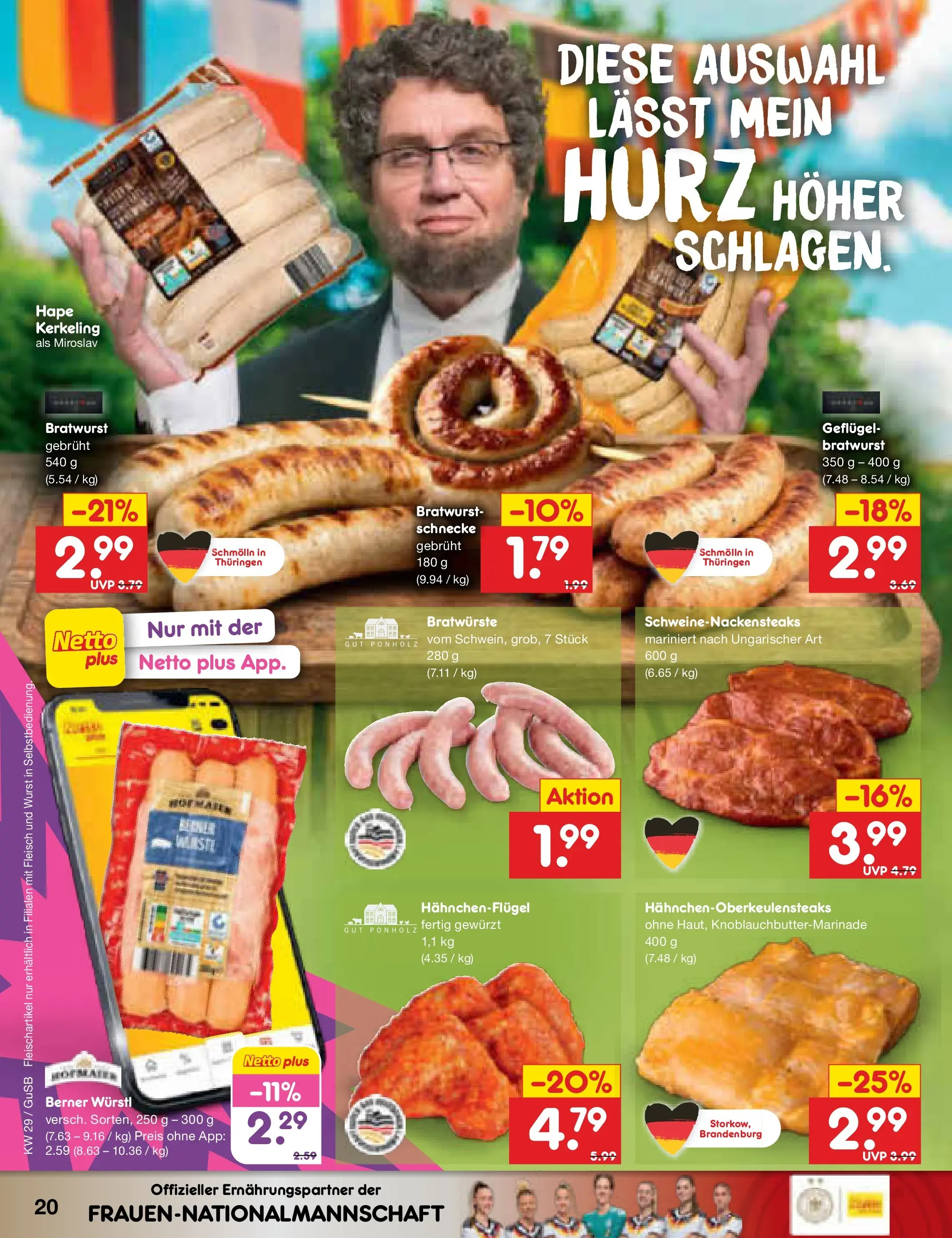 Netto Marken-Discount Prospekt Machern (ab 13.07.2026) ยป Angebote | Seite: 28 | Produkte: Wรผrstl, Bratwurst, Wurst, Fleisch Netto Marken-Discount Prospekt Machern (ab 13.07.2026) ยป Angebote | Seite: 28 | Produkte: Wรผrstl, Bratwurst, Wurst, Fleisch