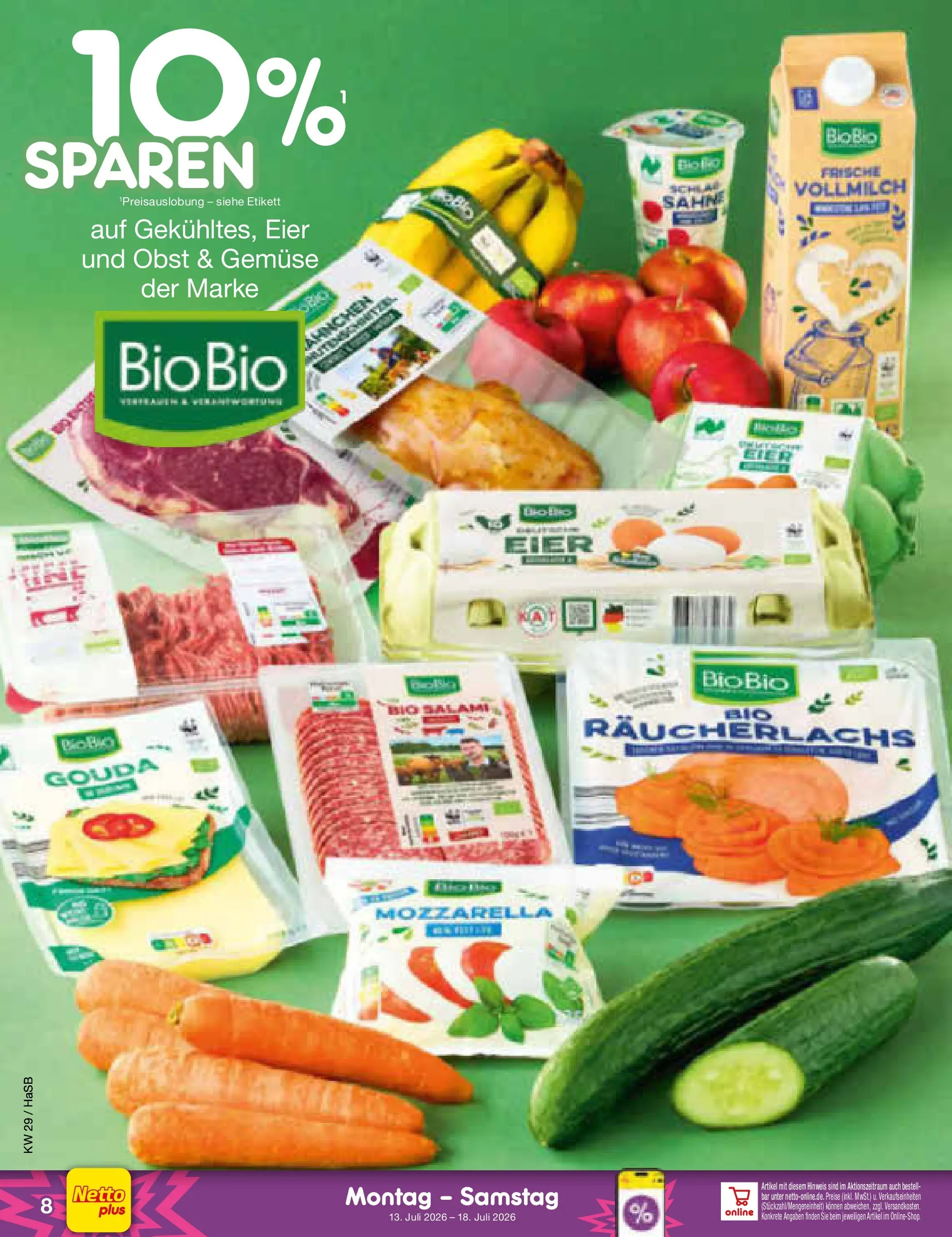 Netto Marken-Discount Prospekt Unna (ab 13.07.2026) ยป Angebote | Seite: 8 | Produkte: Gouda, Rรคucherlachs, Gemรผse, Obst Netto Marken-Discount Prospekt Unna (ab 13.07.2026) ยป Angebote | Seite: 8 | Produkte: Gouda, Rรคucherlachs, Gemรผse, Obst