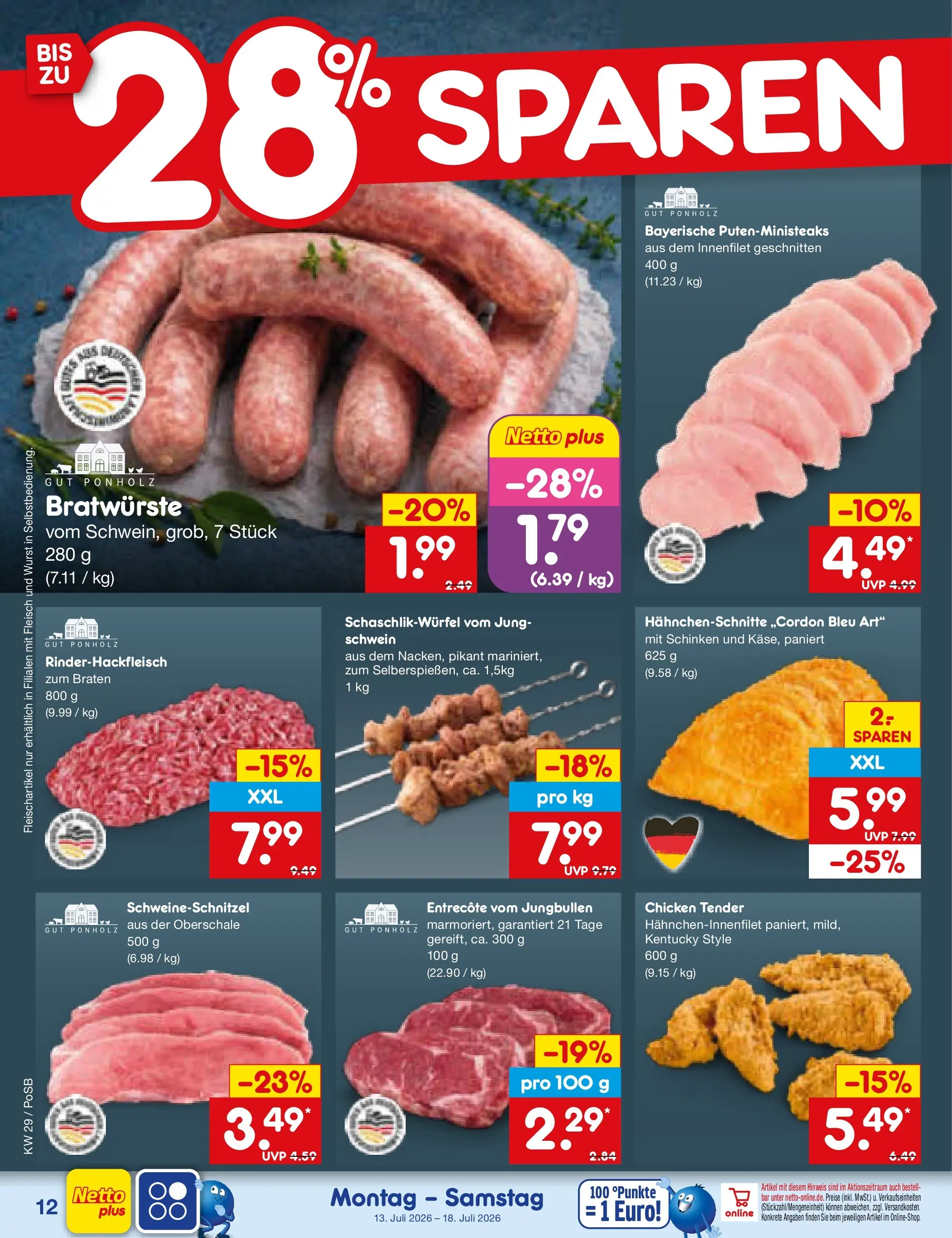 Netto Marken-Discount Prospekt Amberg (ab 13.07.2026) ยป Angebote | Seite: 27 | Produkte: Fisch, Fleisch Netto Marken-Discount Prospekt Amberg (ab 13.07.2026) ยป Angebote | Seite: 27 | Produkte: Fisch, Fleisch