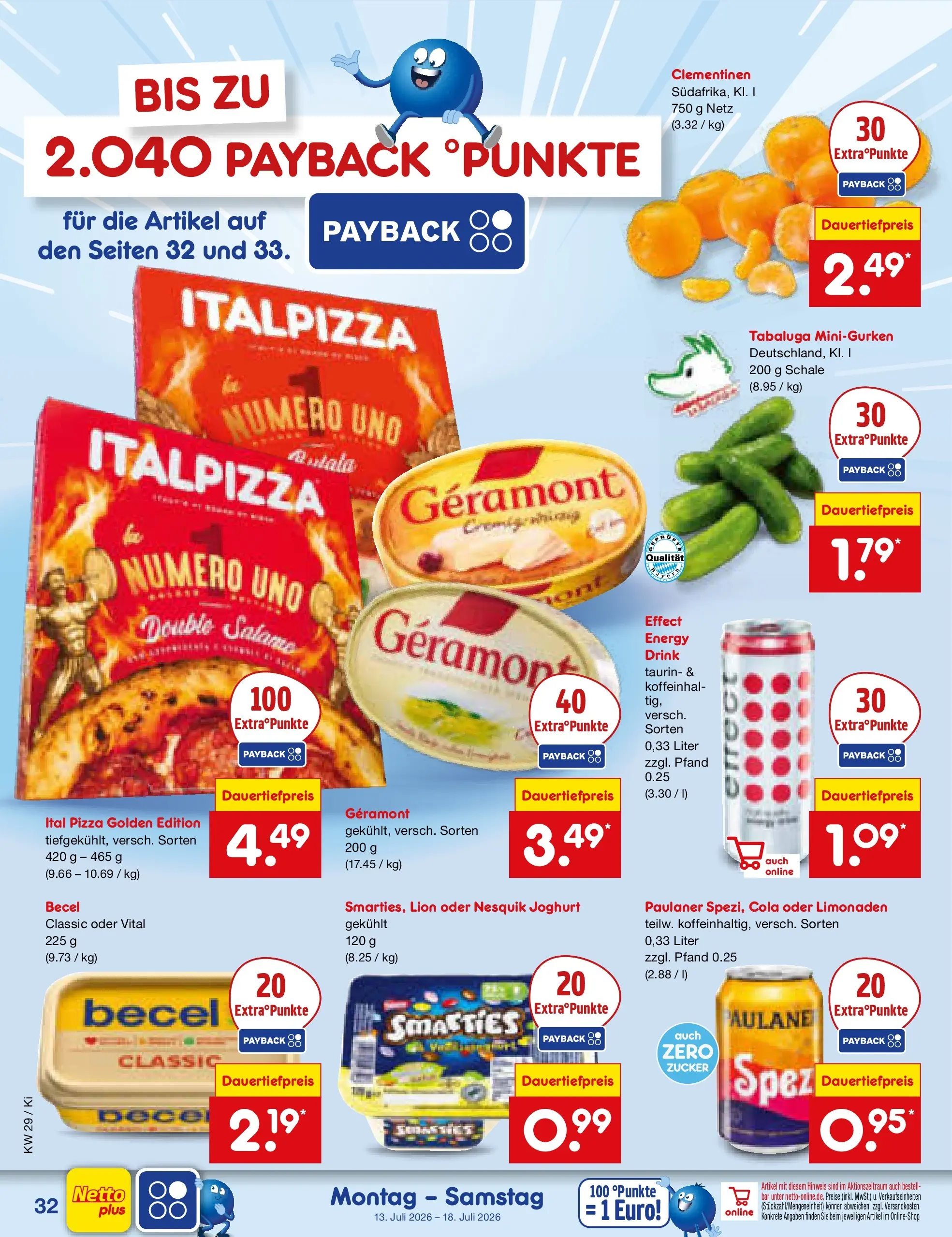 Netto Marken-Discount Prospekt Mistelbach (ab 13.07.2026) ยป Angebote | Seite: 46 | Produkte: Nesquik, Energy, Becel, Zucker Netto Marken-Discount Prospekt Mistelbach (ab 13.07.2026) ยป Angebote | Seite: 46 | Produkte: Nesquik, Energy, Becel, Zucker