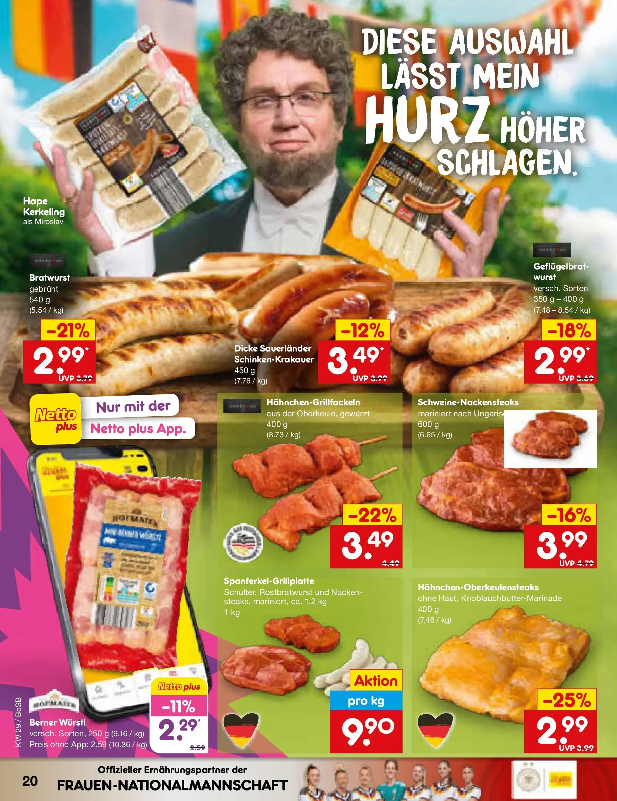 Netto Marken-Discount Prospekt Bochum (ab 13.07.2026) ยป Angebote | Seite: 28 | Produkte: Wรผrstl, Bratwurst, Wurst Netto Marken-Discount Prospekt Bochum (ab 13.07.2026) ยป Angebote | Seite: 28 | Produkte: Wรผrstl, Bratwurst, Wurst