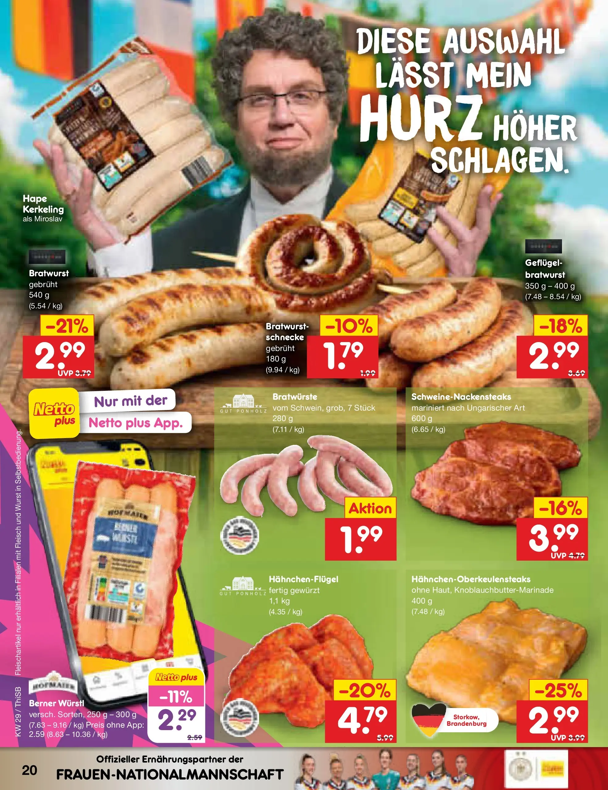 Netto Marken-Discount Prospekt Pirna (ab 13.07.2026) ยป Angebote | Seite: 28 | Produkte: Wรผrstl, Bratwurst, Wurst, Fleisch Netto Marken-Discount Prospekt Pirna (ab 13.07.2026) ยป Angebote | Seite: 28 | Produkte: Wรผrstl, Bratwurst, Wurst, Fleisch
