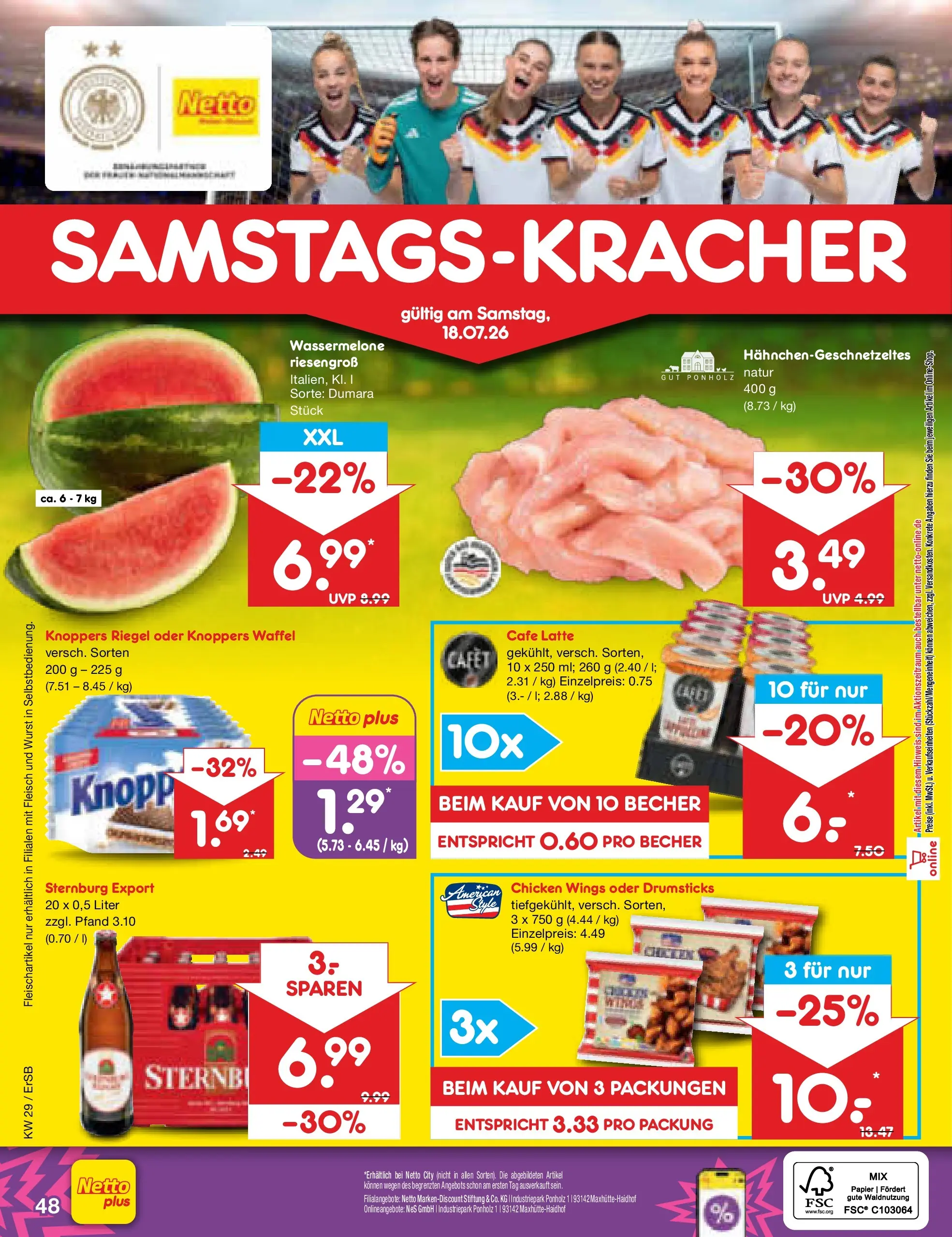 Netto Marken-Discount Prospekt Naumburg (ab 13.07.2026) ยป Angebote | Seite: 70 | Produkte: Wurst, Knoppers, Wassermelone, Fleisch Netto Marken-Discount Prospekt Naumburg (ab 13.07.2026) ยป Angebote | Seite: 70 | Produkte: Wurst, Knoppers, Wassermelone, Fleisch