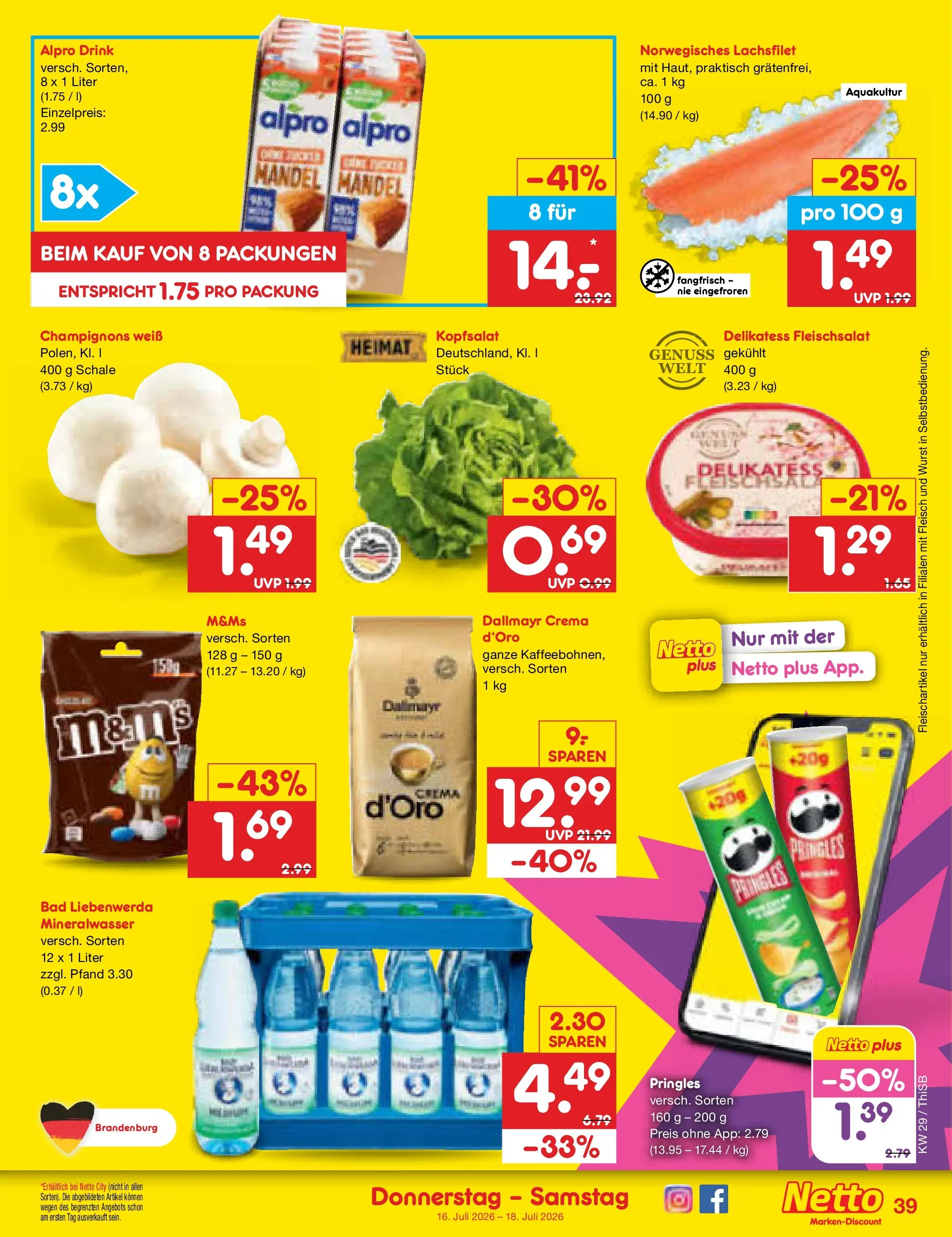 Netto Marken-Discount Prospekt Pirna (ab 13.07.2026) ยป Angebote | Seite: 55 | Produkte: Bad, Champignons, Dallmayr, Alpro Netto Marken-Discount Prospekt Pirna (ab 13.07.2026) ยป Angebote | Seite: 55 | Produkte: Bad, Champignons, Dallmayr, Alpro