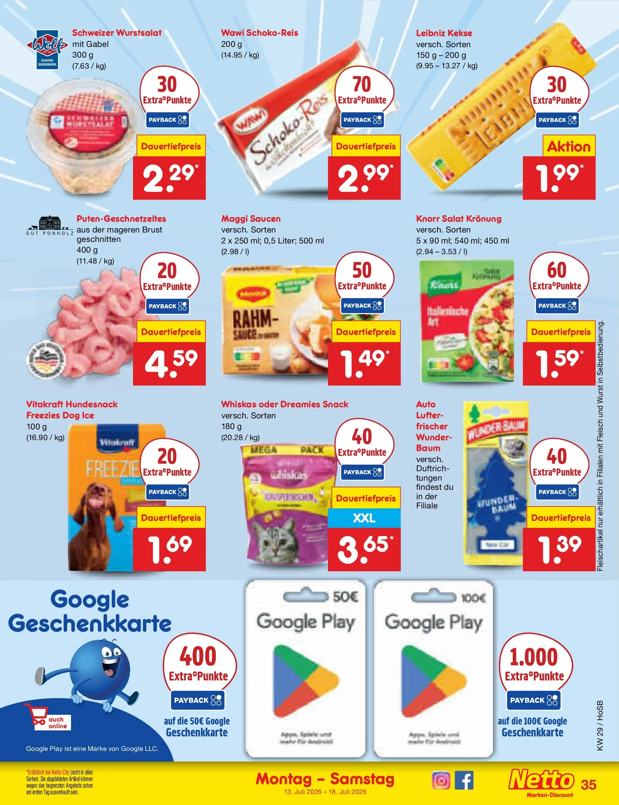 Netto Marken-Discount Prospekt Hannover (ab 13.07.2026) ยป Angebote | Seite: 51 | Produkte: Maggi, Knorr, Fleisch, Whiskas Netto Marken-Discount Prospekt Hannover (ab 13.07.2026) ยป Angebote | Seite: 51 | Produkte: Maggi, Knorr, Fleisch, Whiskas