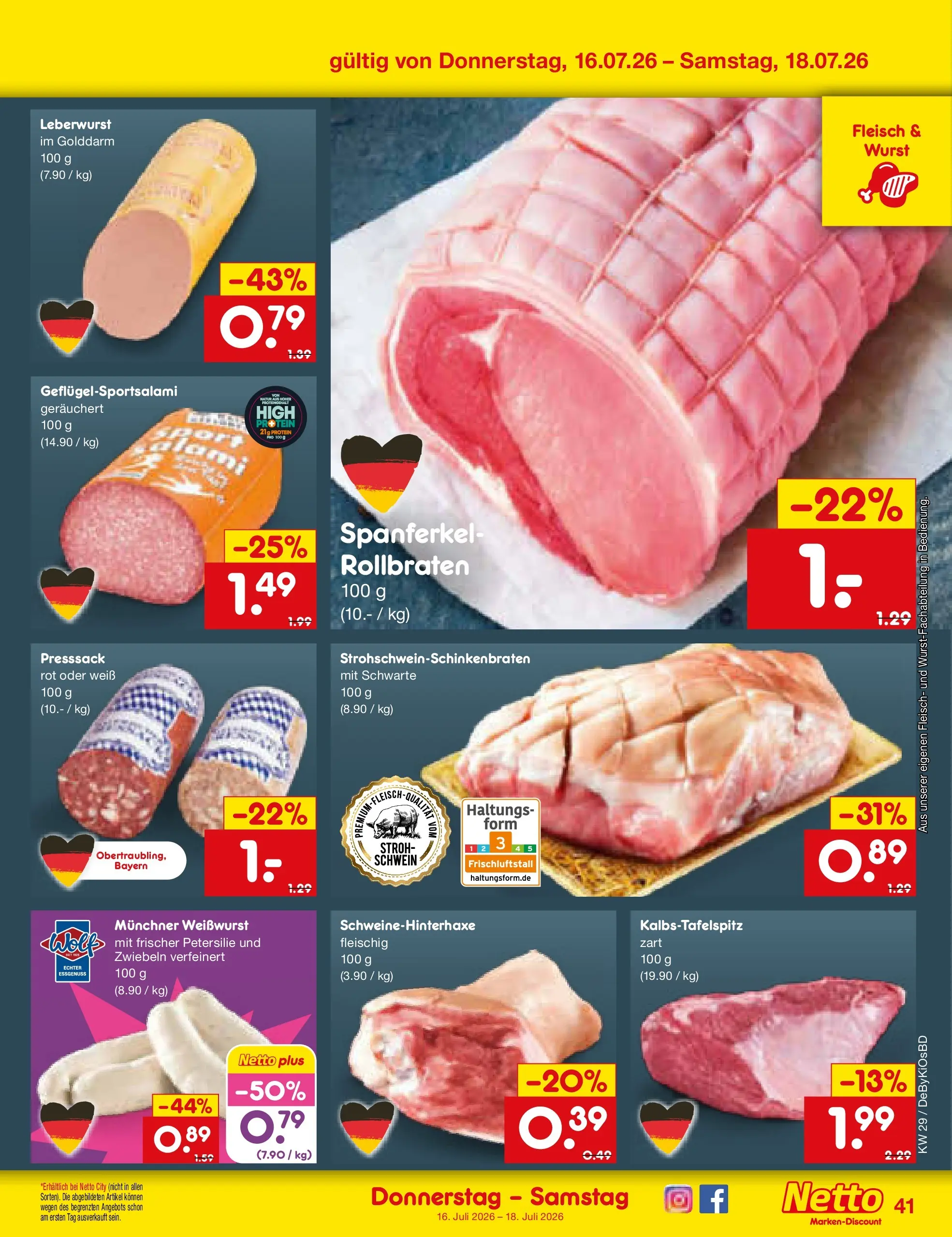 Netto Marken-Discount Prospekt Mistelbach (ab 13.07.2026) ยป Angebote | Seite: 59 | Produkte: Weiรwurst, Wurst, Petersilie, Fleisch Netto Marken-Discount Prospekt Mistelbach (ab 13.07.2026) ยป Angebote | Seite: 59 | Produkte: Weiรwurst, Wurst, Petersilie, Fleisch