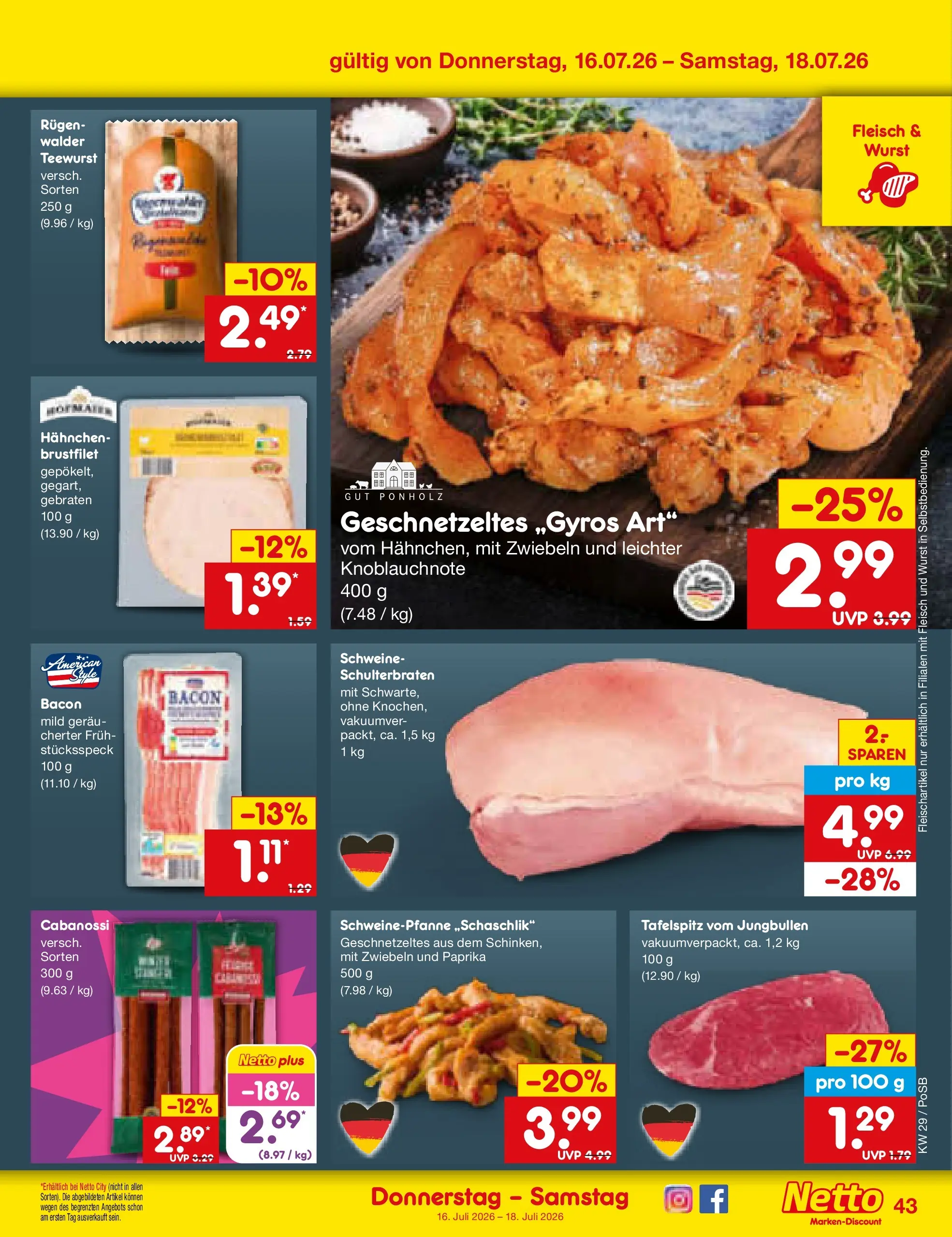 Netto Marken-Discount Prospekt Amberg (ab 13.07.2026) ยป Angebote | Seite: 4 | Produkte: Honigmelone Netto Marken-Discount Prospekt Amberg (ab 13.07.2026) ยป Angebote | Seite: 4 | Produkte: Honigmelone
