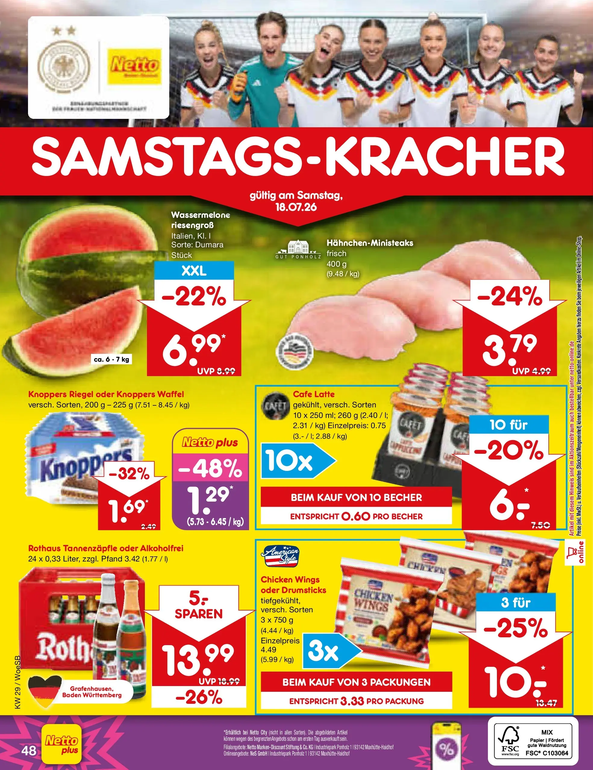 Netto Marken-Discount Prospekt Leonberg (ab 13.07.2026) ยป Angebote | Seite: 70 | Produkte: Knoppers, Wassermelone Netto Marken-Discount Prospekt Leonberg (ab 13.07.2026) ยป Angebote | Seite: 70 | Produkte: Knoppers, Wassermelone
