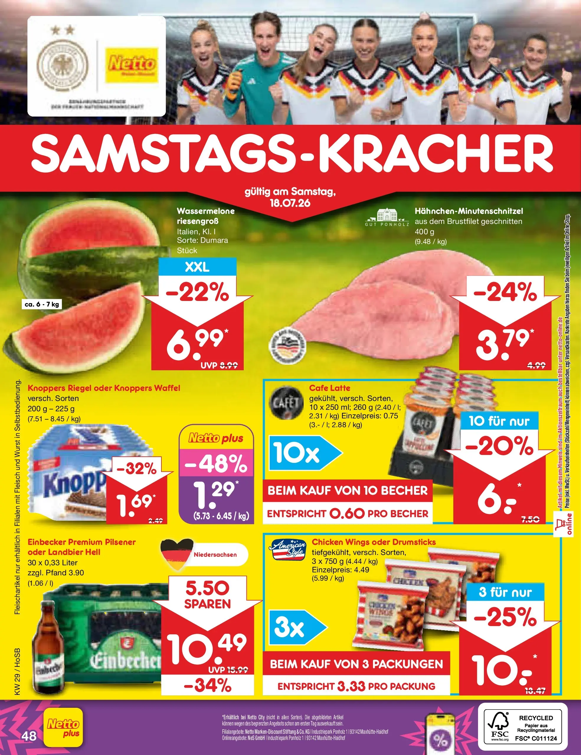 Netto Marken-Discount Prospekt Hannover (ab 13.07.2026) ยป Angebote | Seite: 70 | Produkte: Wurst, Knoppers, Wassermelone, Fleisch Netto Marken-Discount Prospekt Hannover (ab 13.07.2026) ยป Angebote | Seite: 70 | Produkte: Wurst, Knoppers, Wassermelone, Fleisch