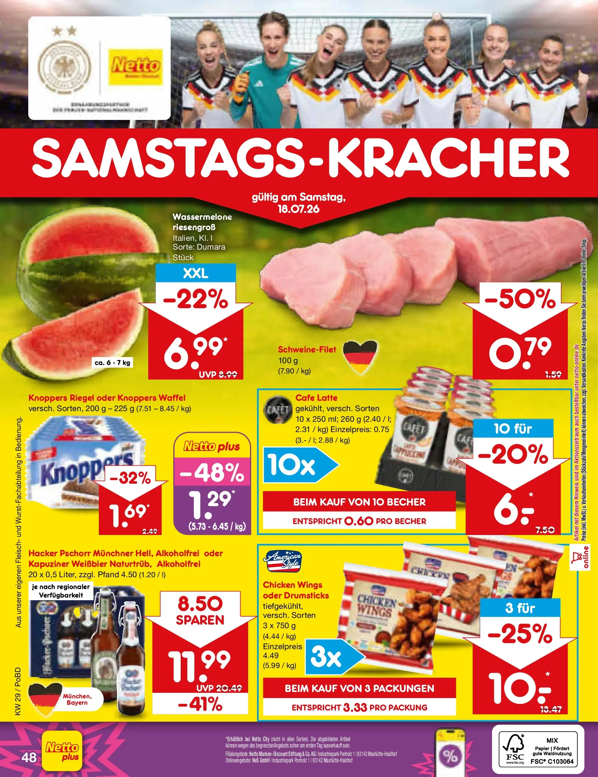 Netto Marken-Discount Prospekt Selb (ab 13.07.2026) ยป Angebote | Seite: 70 | Produkte: Weiรbier, Schweinefilet, Wassermelone, Fleisch Netto Marken-Discount Prospekt Selb (ab 13.07.2026) ยป Angebote | Seite: 70 | Produkte: Weiรbier, Schweinefilet, Wassermelone, Fleisch