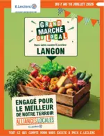 E.Leclerc LE GRAND MARCH&Eacute; DU LOCAL - au 18.07.2026