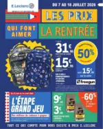 E.Leclerc OPERATION MAGASIN EDITION N&deg;1 - au 01.08.2026