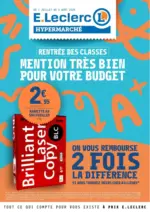 E.Leclerc MENTION TRES BIEN POUR VOTRE BUDGET - au 02.08.2026