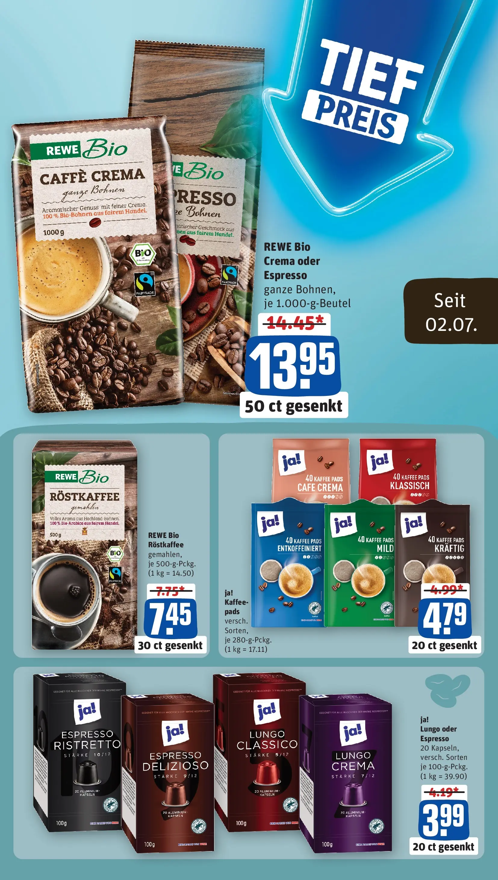 REWE Prospekt ab 05.07.2026 zum Blättern » Angebote | Seite: 3 | Produkte: Maggi, Baguette, Obst, Pasta
