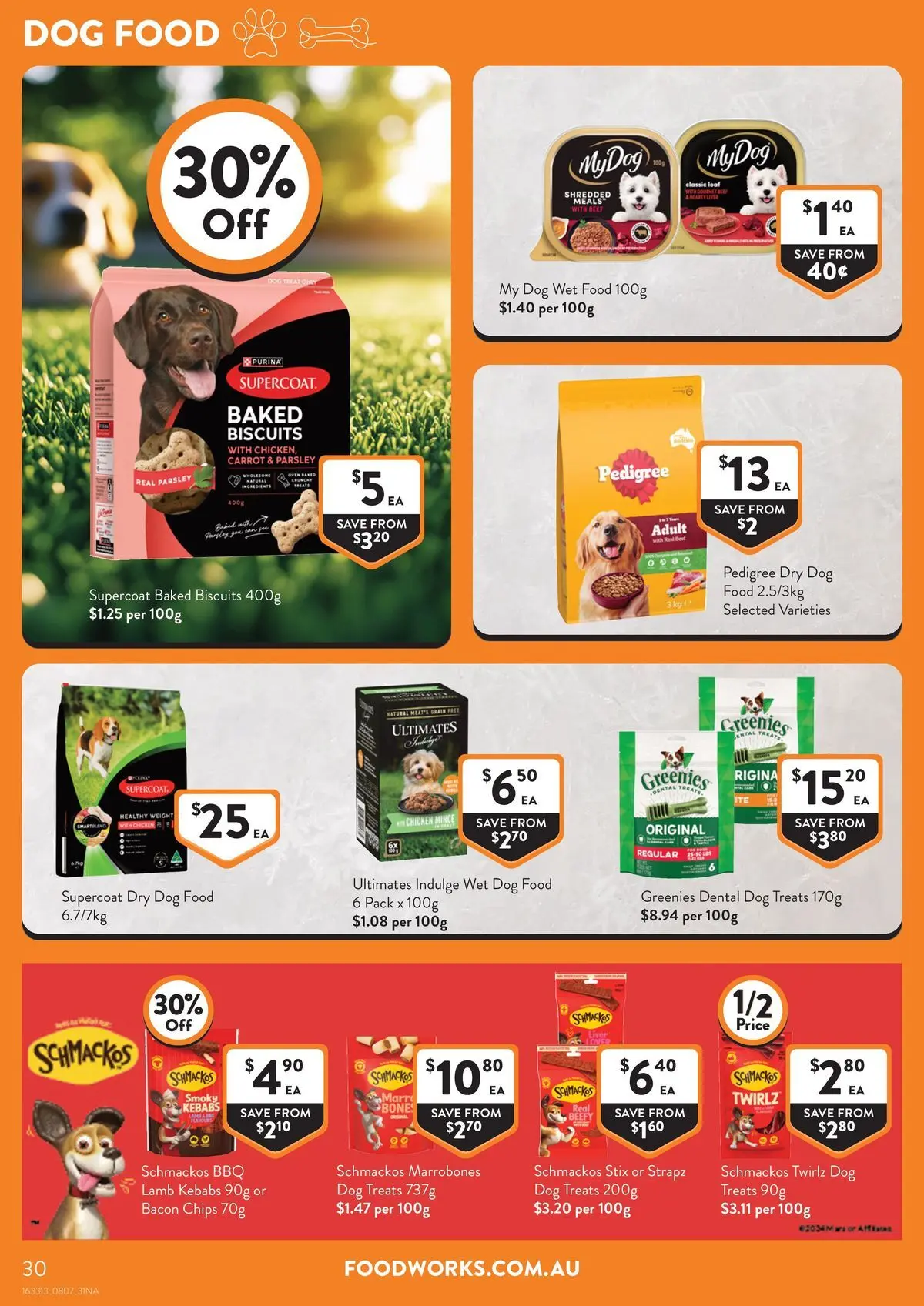 Deals - Supermarket - 07/07/2026 > weekly / monthly specials | Page: 30 | Products: Chicken, Lamb, Biscuits, Weight