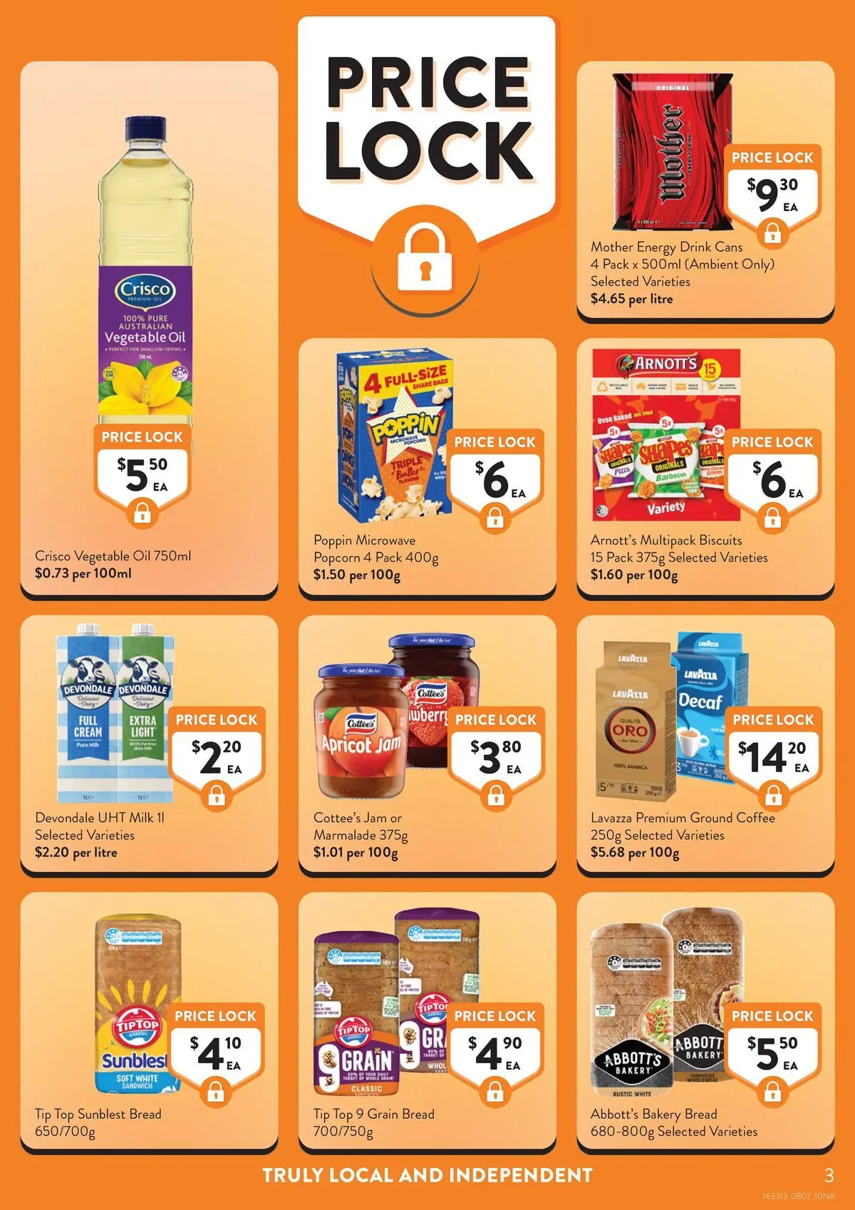 Deals - Local - 07/07/2026 > weekly / monthly specials | Page: 3 | Products: Light, Bread, Cream, Biscuits