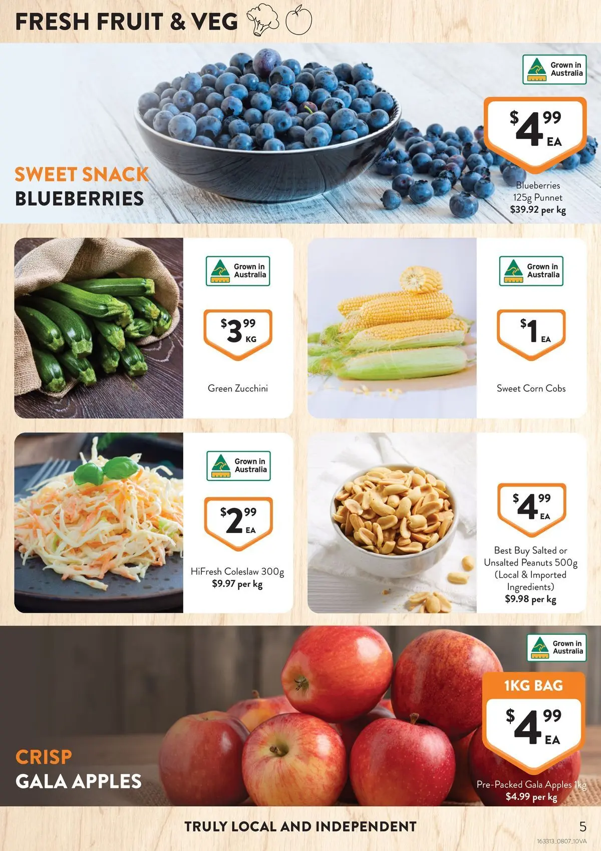 Deals - Local - 07/07/2026 > weekly / monthly specials | Page: 5 | Products: Apples, Peanuts, Blueberries, Bag
