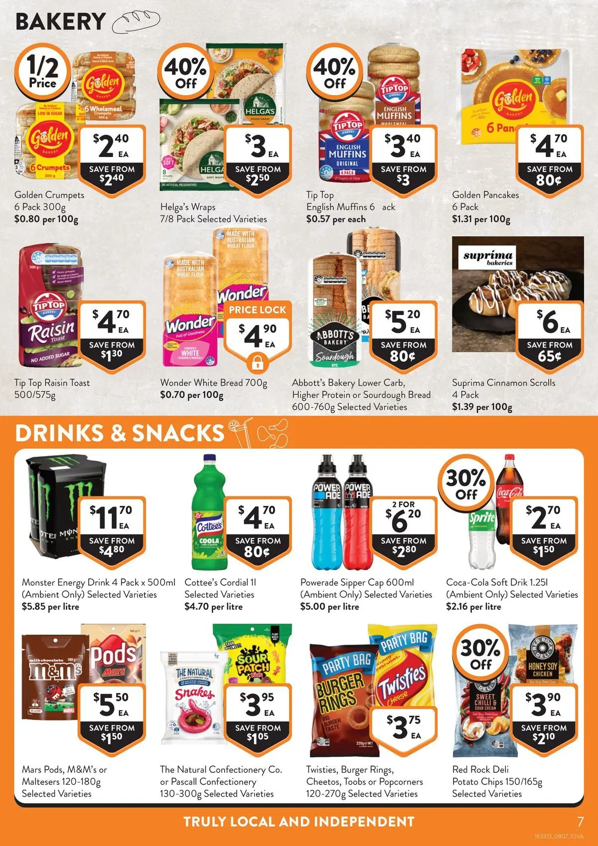 Deals - Local - 07/07/2026 > weekly / monthly specials | Page: 7 | Products: Chicken, Coca Cola, Chips, Sugar