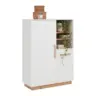 Highboard Luna White in Wei&szlig; ca. 93x130x40cm
