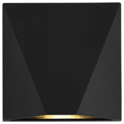 Au&szlig;enwandleuchte Beekman Schwarz max. 6 Watt Wandlampe
