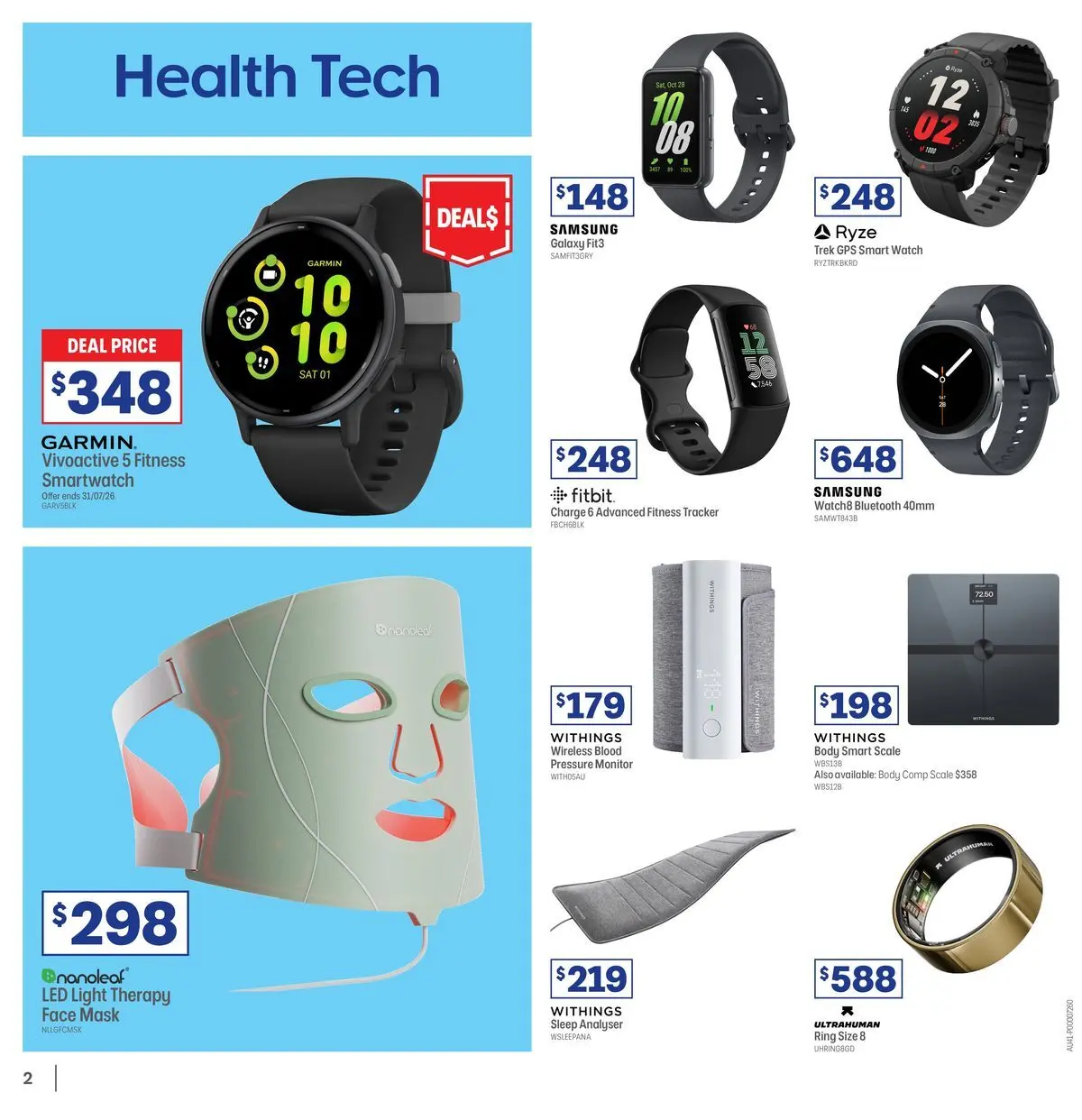 Officeworks - Beacon Deals - 12/07/2026 > weekly / monthly specials | Page: 2 | Products: Light, Watch, Monitor, Scale
