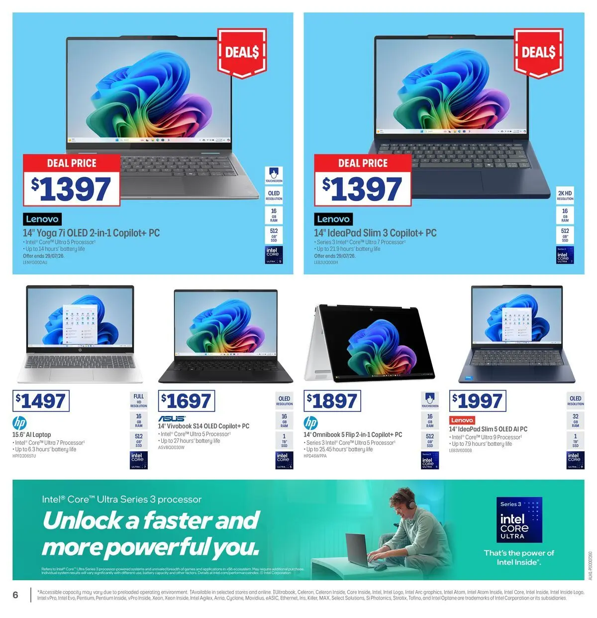 Officeworks - Beacon Deals - 12/07/2026 > weekly / monthly specials | Page: 6 | Products: Battery, Pc, Laptop