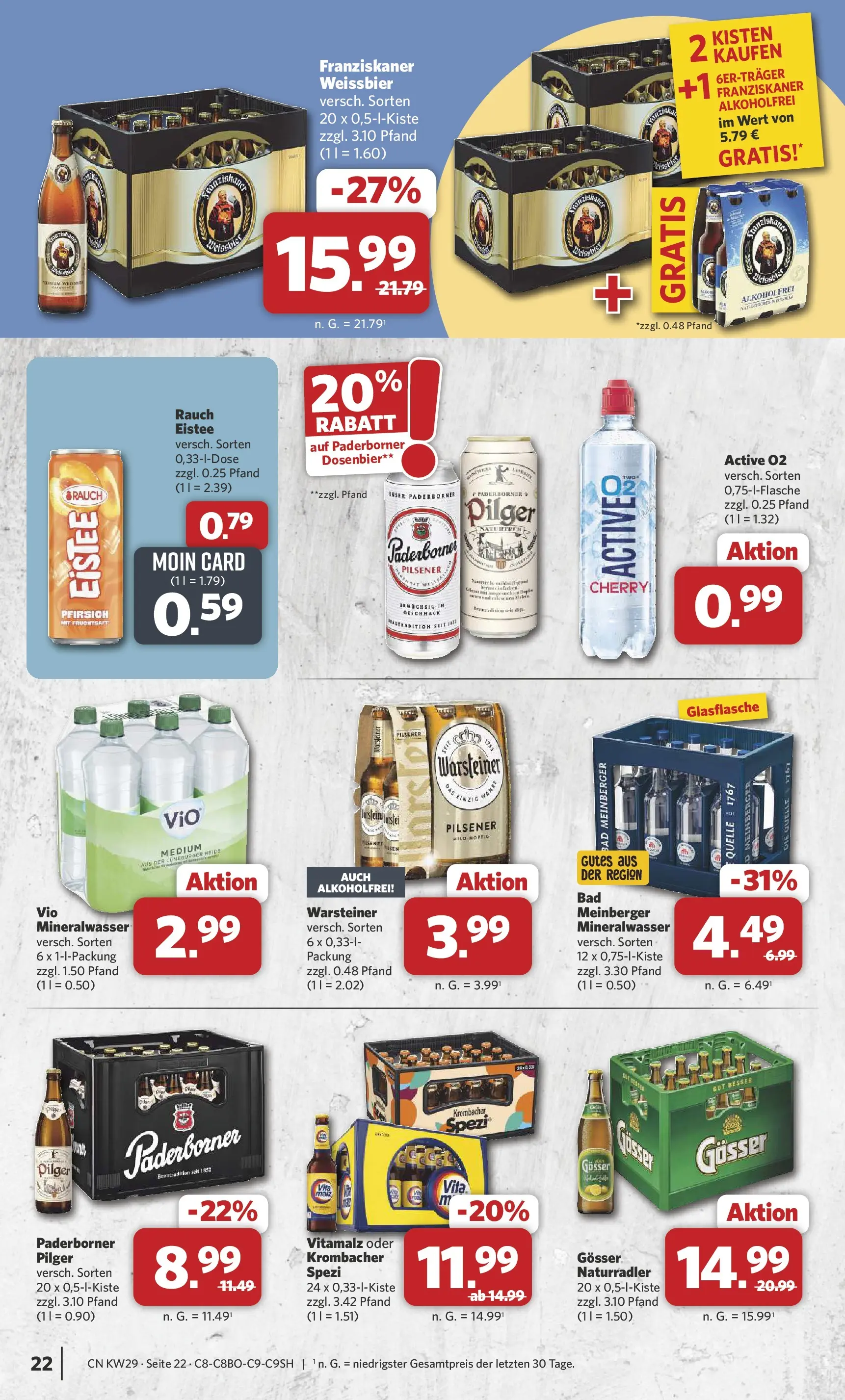 Combi Prospekt Altenbeken (ab 13.07.2026) zum Blättern | Seite: 24 | Produkte: Franziskaner, Weißbier, Dosenbier, Fruchtsaft