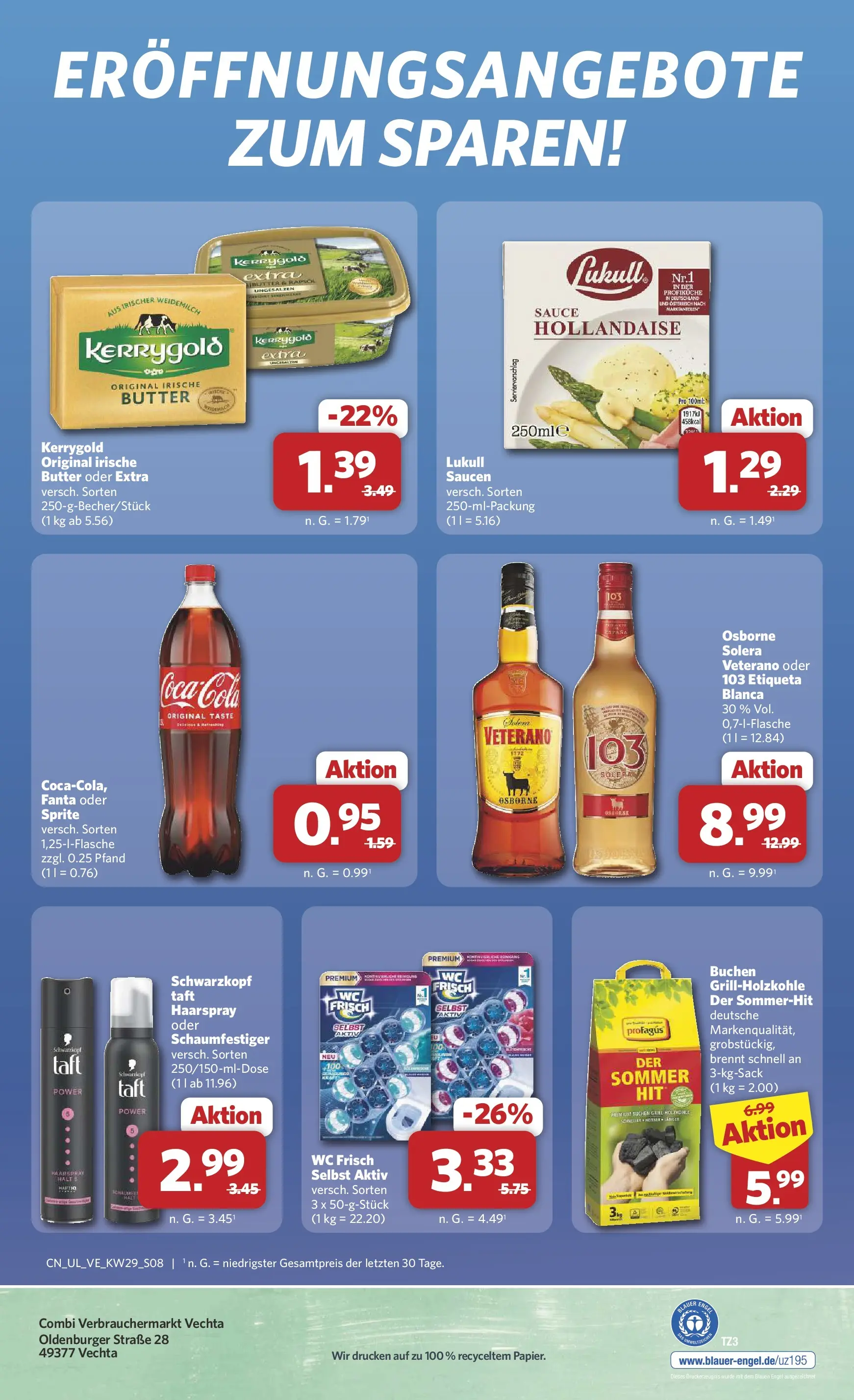 Combi Prospekt Vechta (ab 13.07.2026) zum Blättern | Seite: 8 | Produkte: Osborne, Rapsöl, Haarspray, Wc frisch