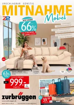Zurbrüggen - Zurbrüggen: Mitnahme Möbel ab 10.07.2026 gültig