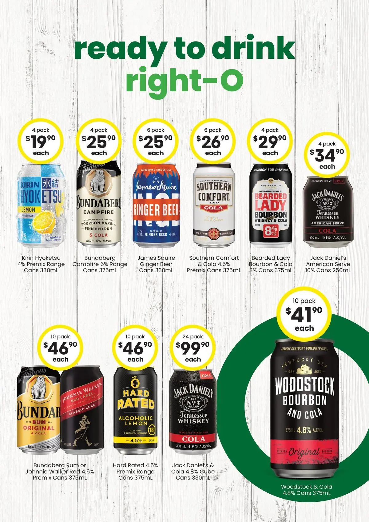 The Bottle-O - Good Shout! QLD SS 13/07 - 12/07/2026 > weekly / monthly specials | Page: 5 | Products: Ginger, Beer, Bourbon, Whiskey