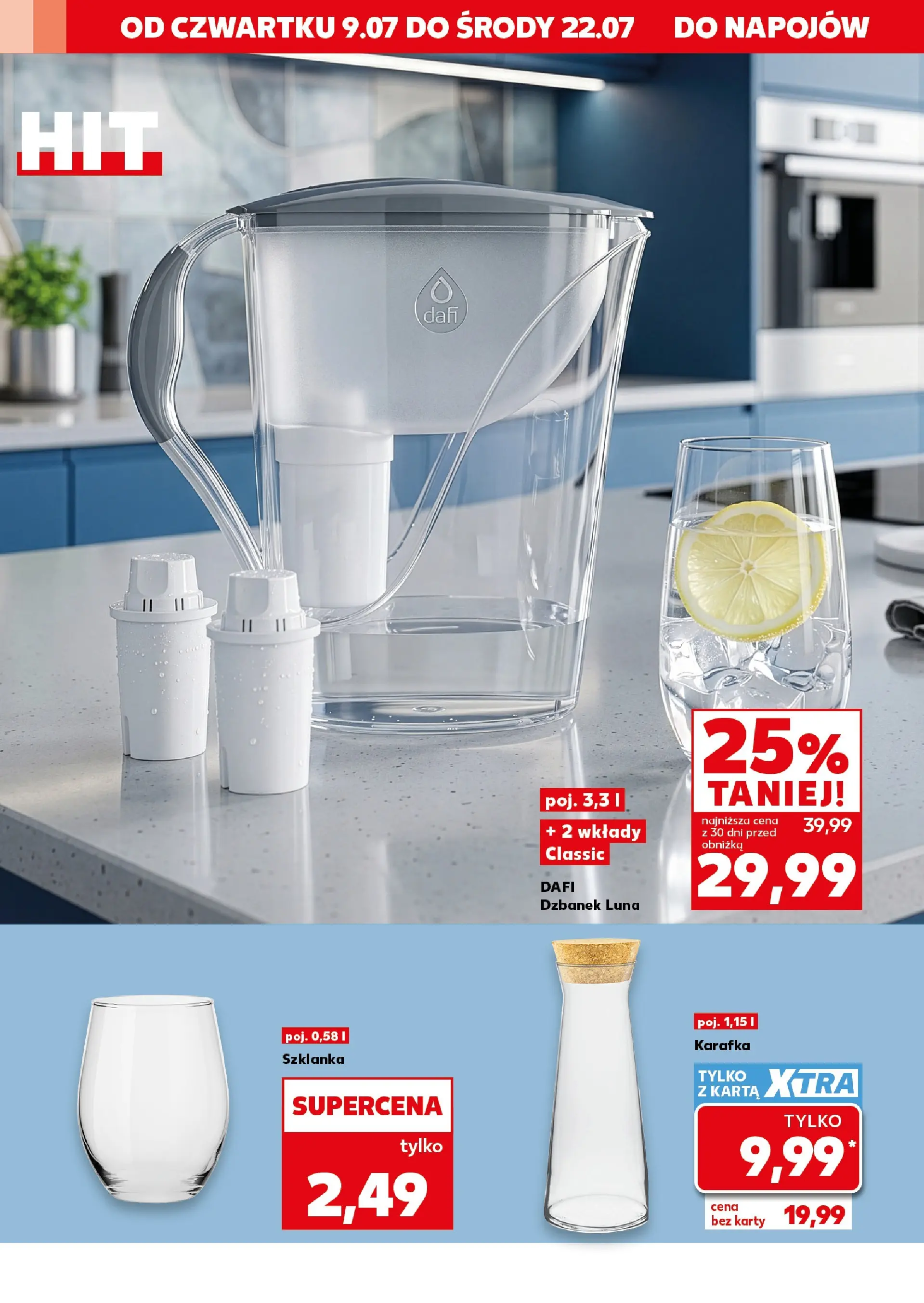 Kaufland gazetka - Złap Okazje od 09.07.2026 - od jutra PDF | Strona: 2 | Produkty: Szklanka, Karta, Dzbanek