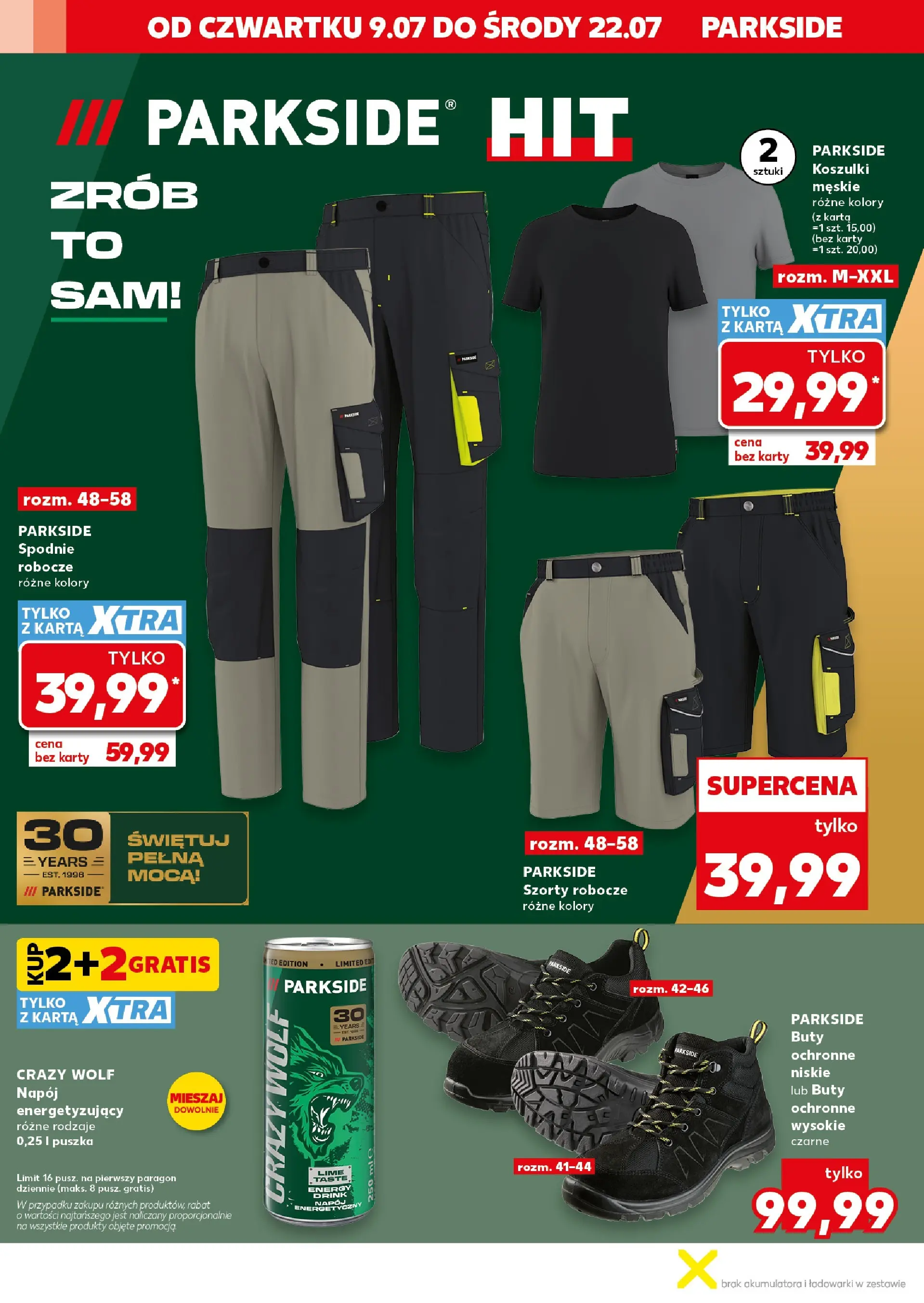 Kaufland gazetka - Złap Okazje od 09.07.2026 - od jutra PDF | Strona: 8 | Produkty: Szorty, Karta, Spodnie, Buty