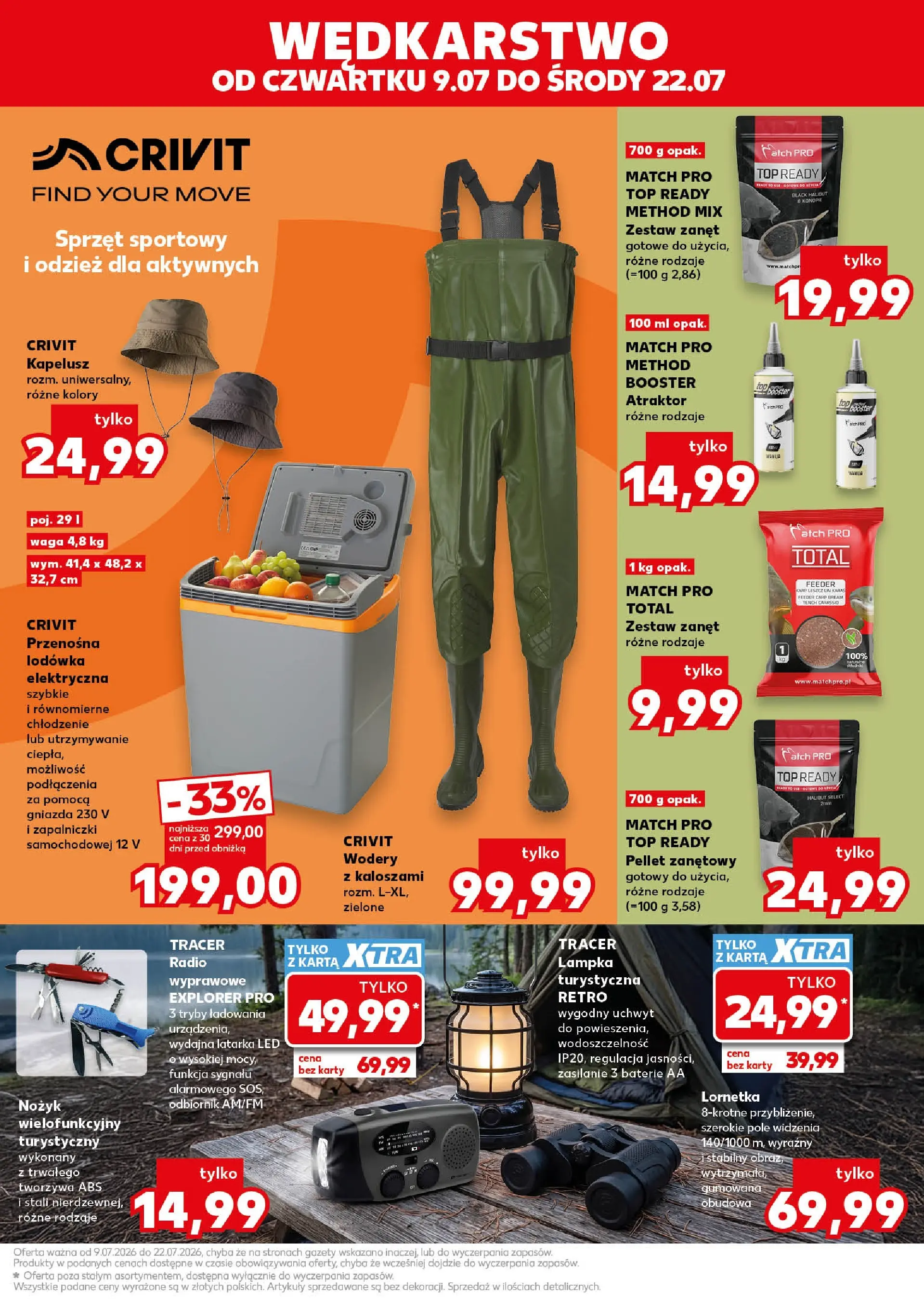 Kaufland gazetka - Złap Okazje od 09.07.2026 - od jutra PDF | Strona: 15 | Produkty: Radio, Nożyk, Waga, Karp